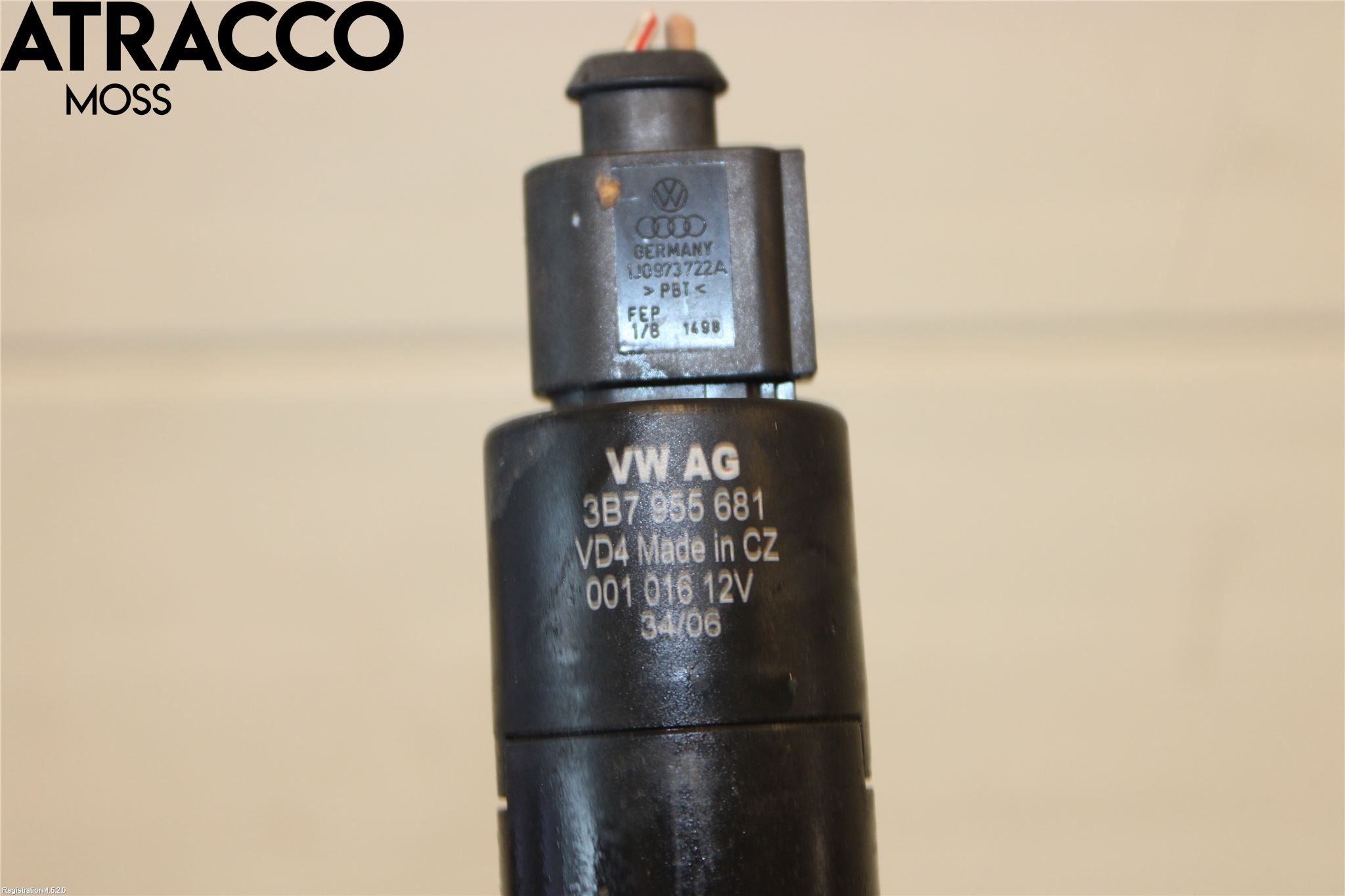 Volkswagen VW JETTA V 06-10 Spolarpump Högtryck