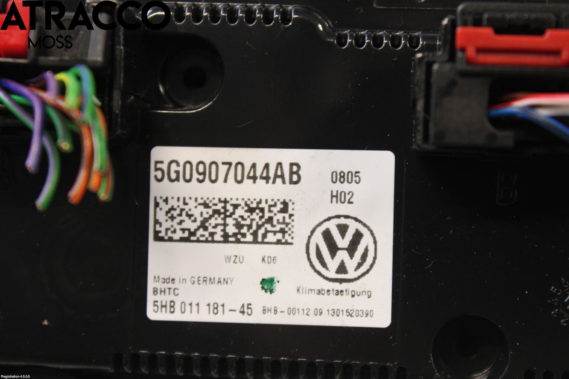 Volkswagen VW GOLF / E-GOLF VII 13-20 Ac Styrenhet Ac Manöveren