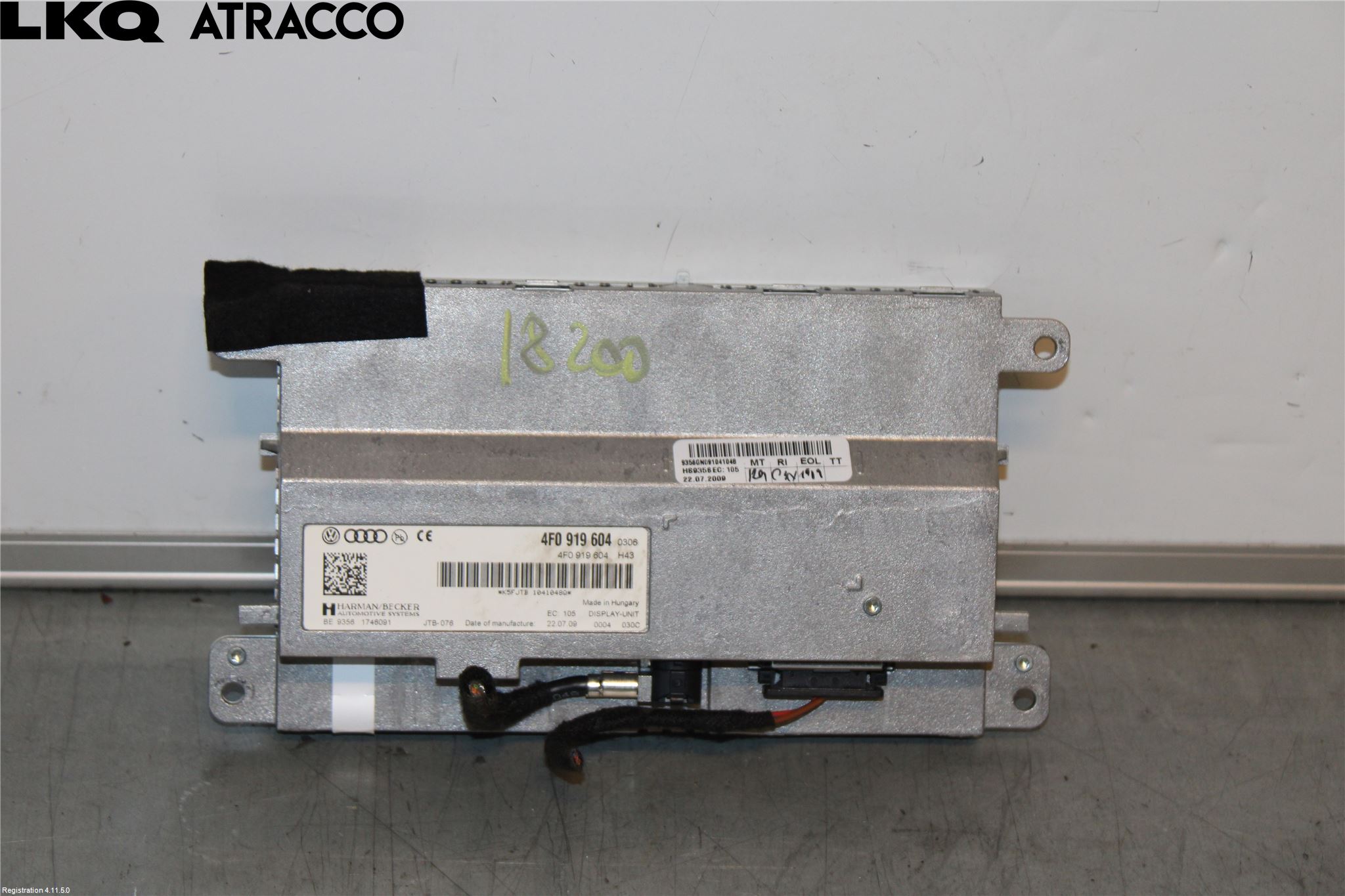 Audi A6/S6     05-11 Multifunktionsdisplay