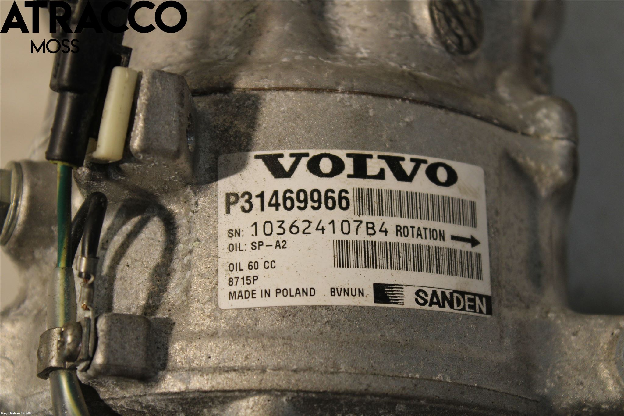 Volvo V40 CROSS COUNTRY 13-19 Ac Kompressor