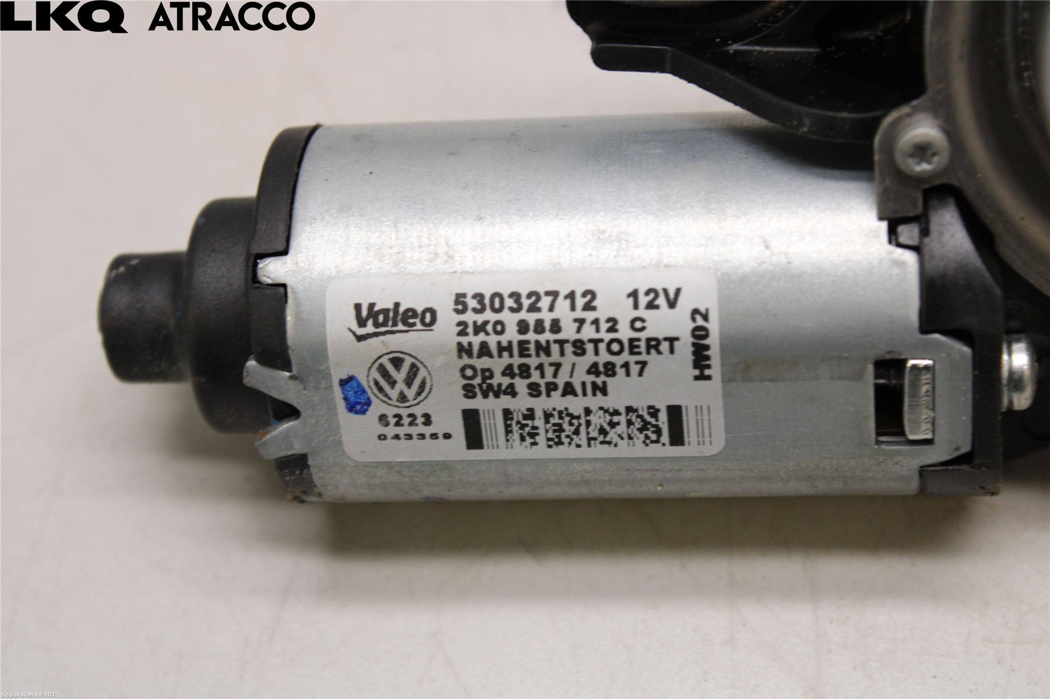 Volkswagen VW CADDY 11-15 Torkarmotor Baklucka