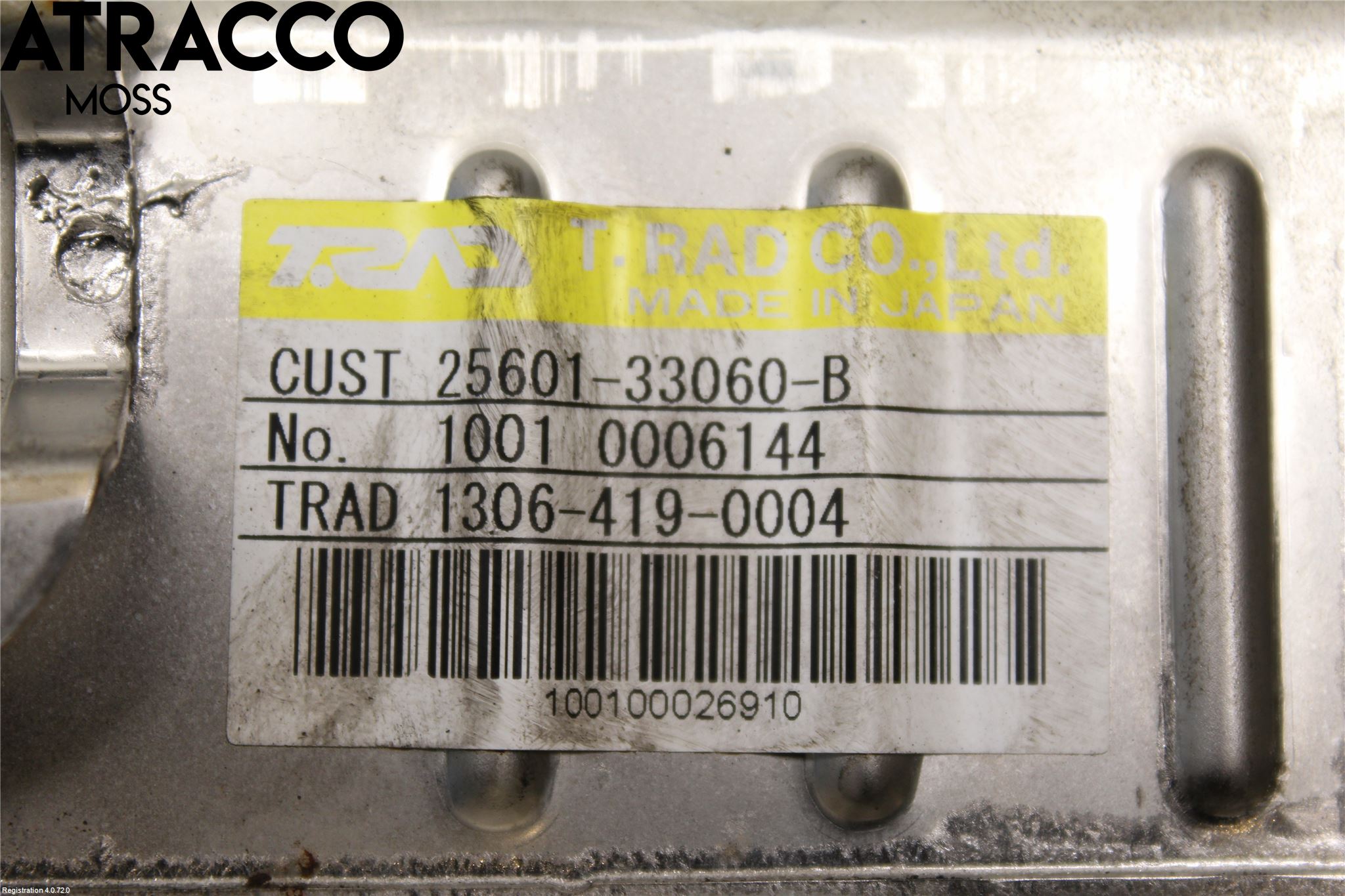 Toyota AURIS 10-12 Avgaskylare