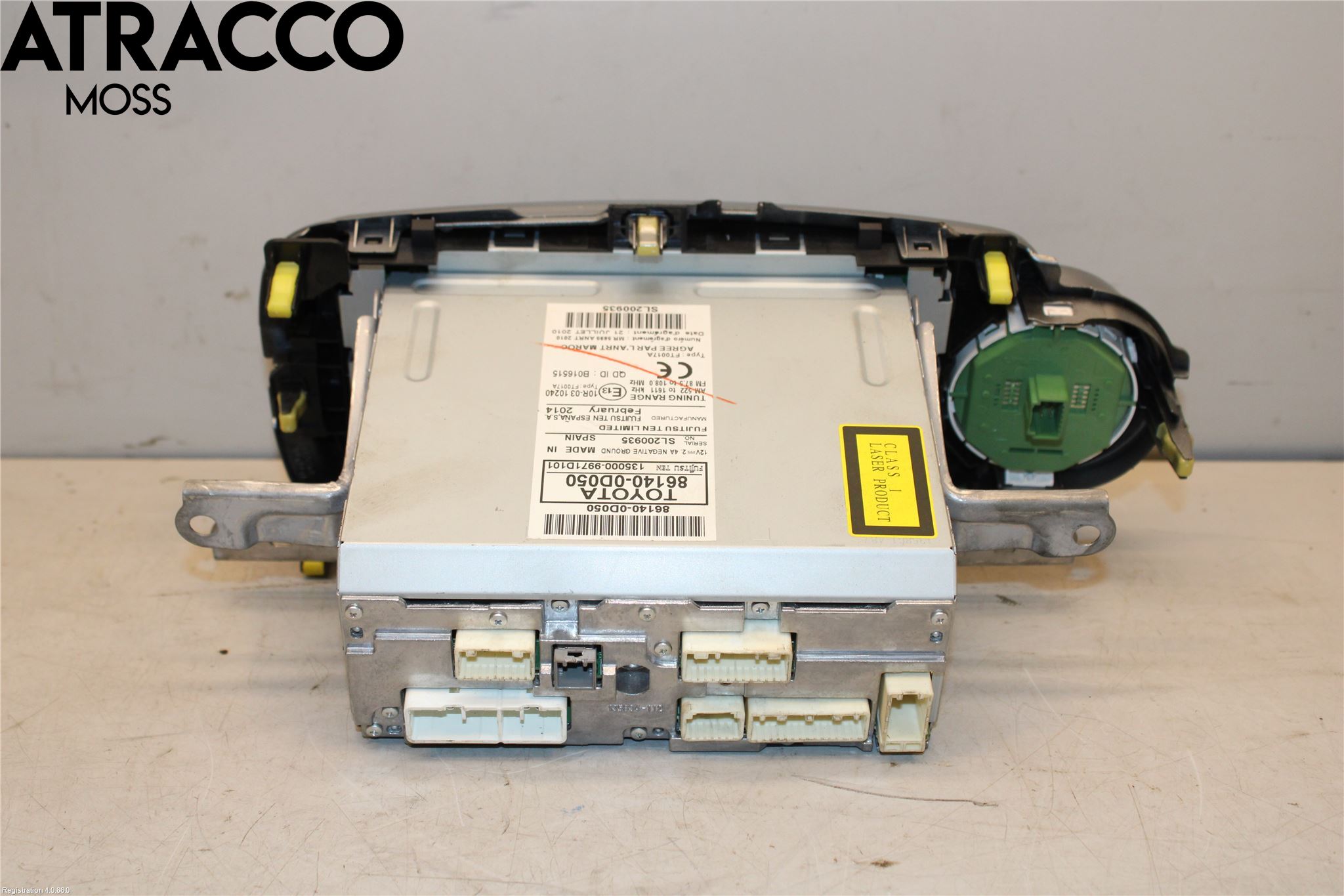 Toyota YARIS XP130 12-14 Cd Radio - Multimediapanel