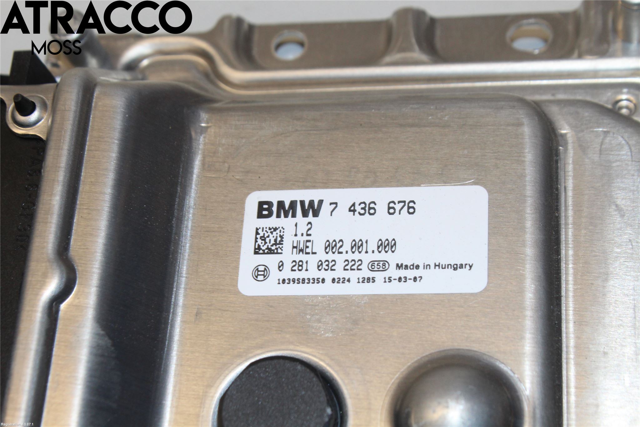 BMW 5 F10/F11/F18 09-17 Styrenhet Växellåda