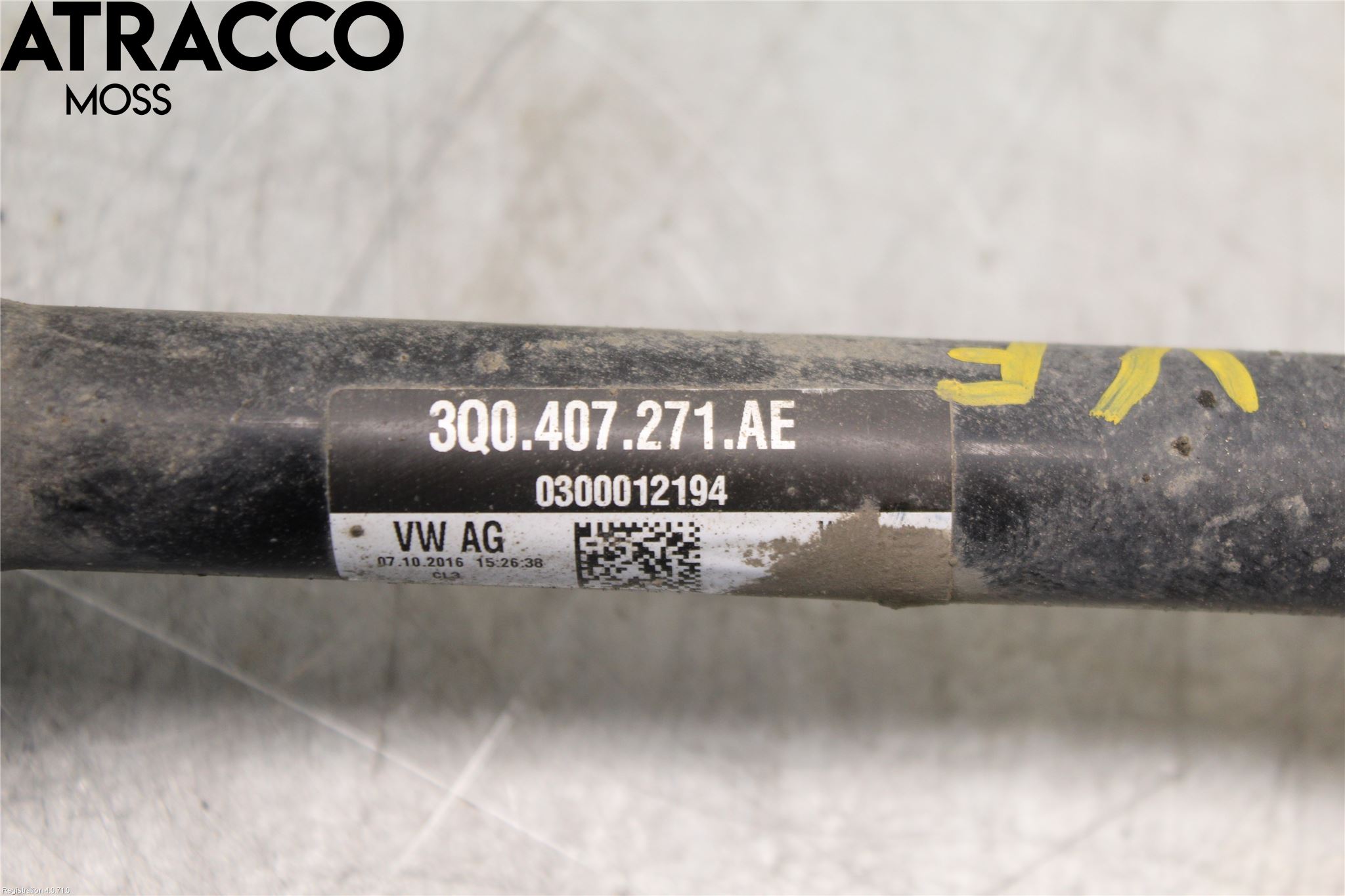 Volkswagen VW TIGUAN 16-24 Drivaxel Fram Vänster