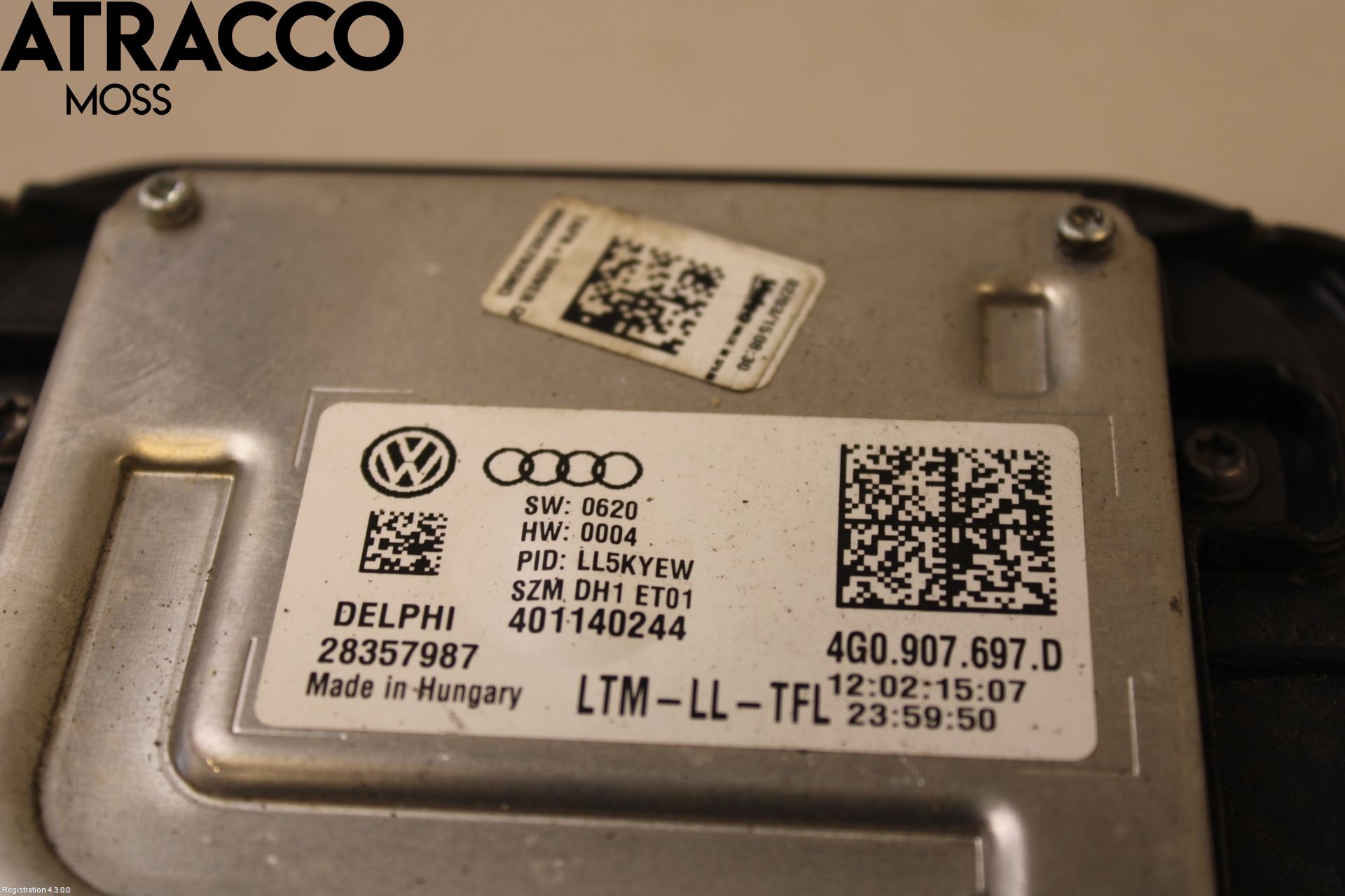 Audi Q5 09-16 Styrenhet Strålkastare