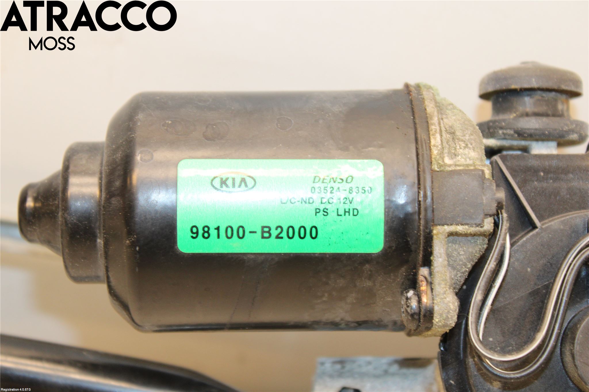 Kia SOUL 09- Torkarmotor Vindruta