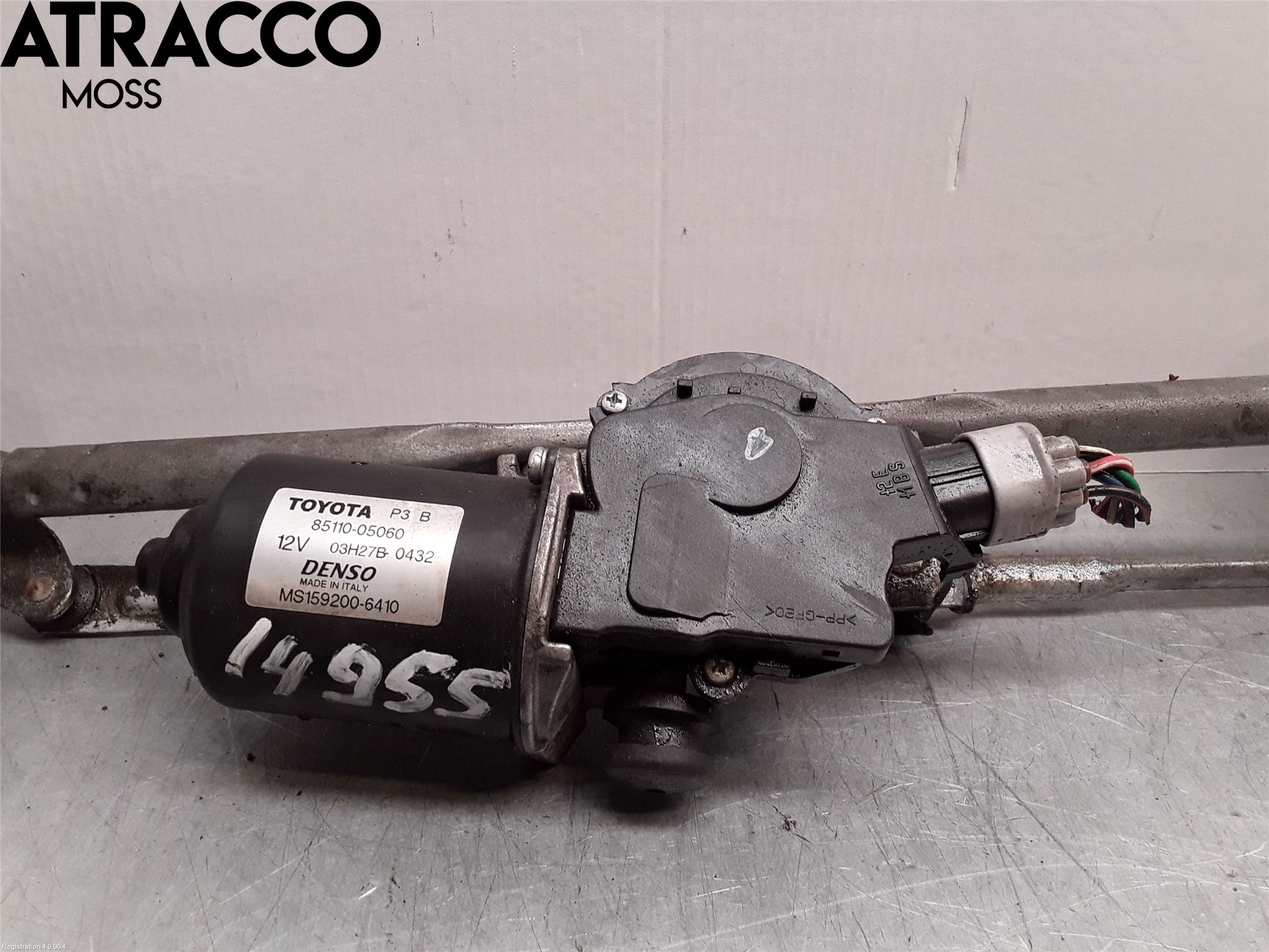 Toyota AVENSIS 03-06 Torkarmotor Vindruta