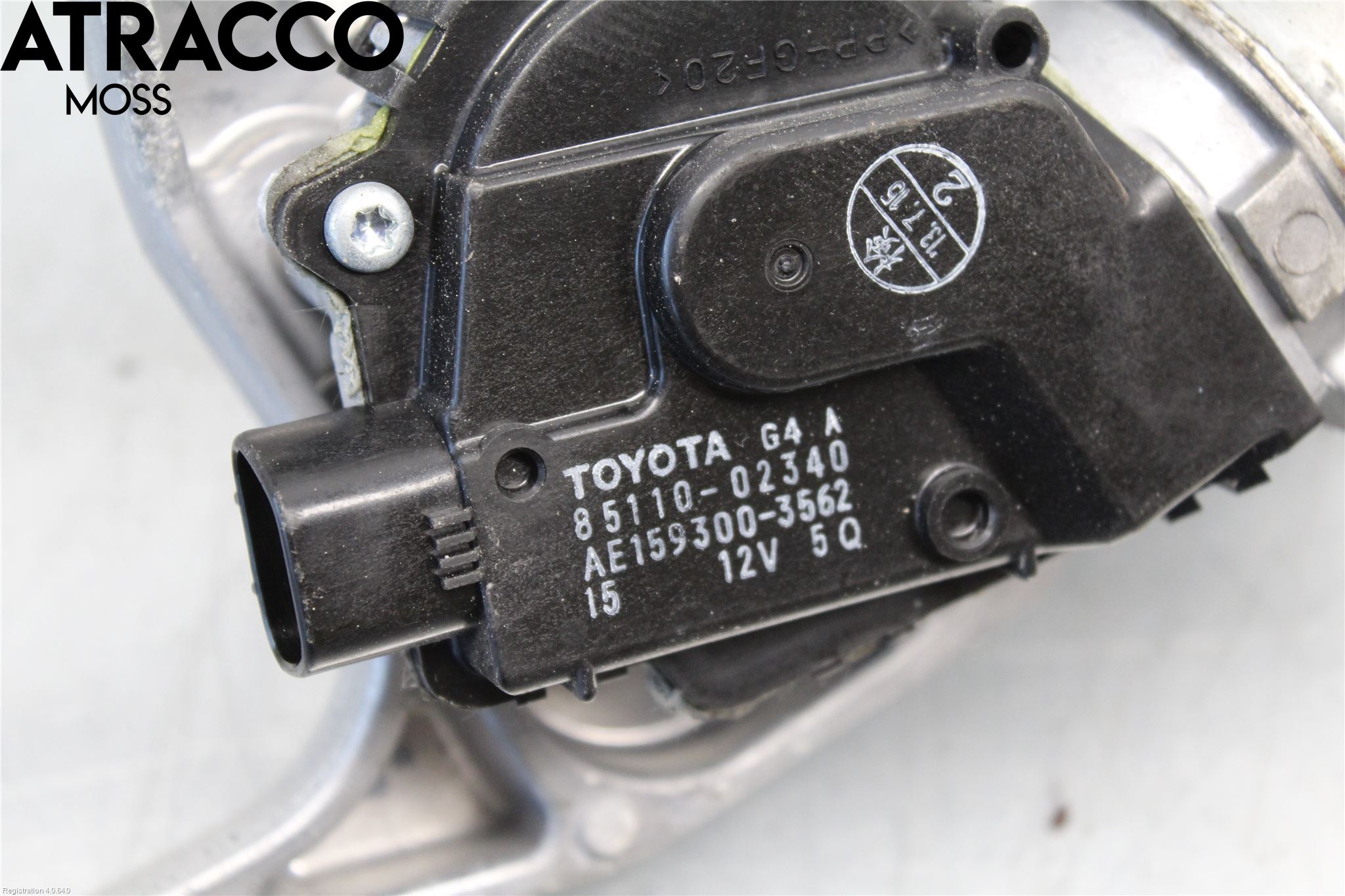 Toyota AURIS 13-19 Torkarmotor Vindruta