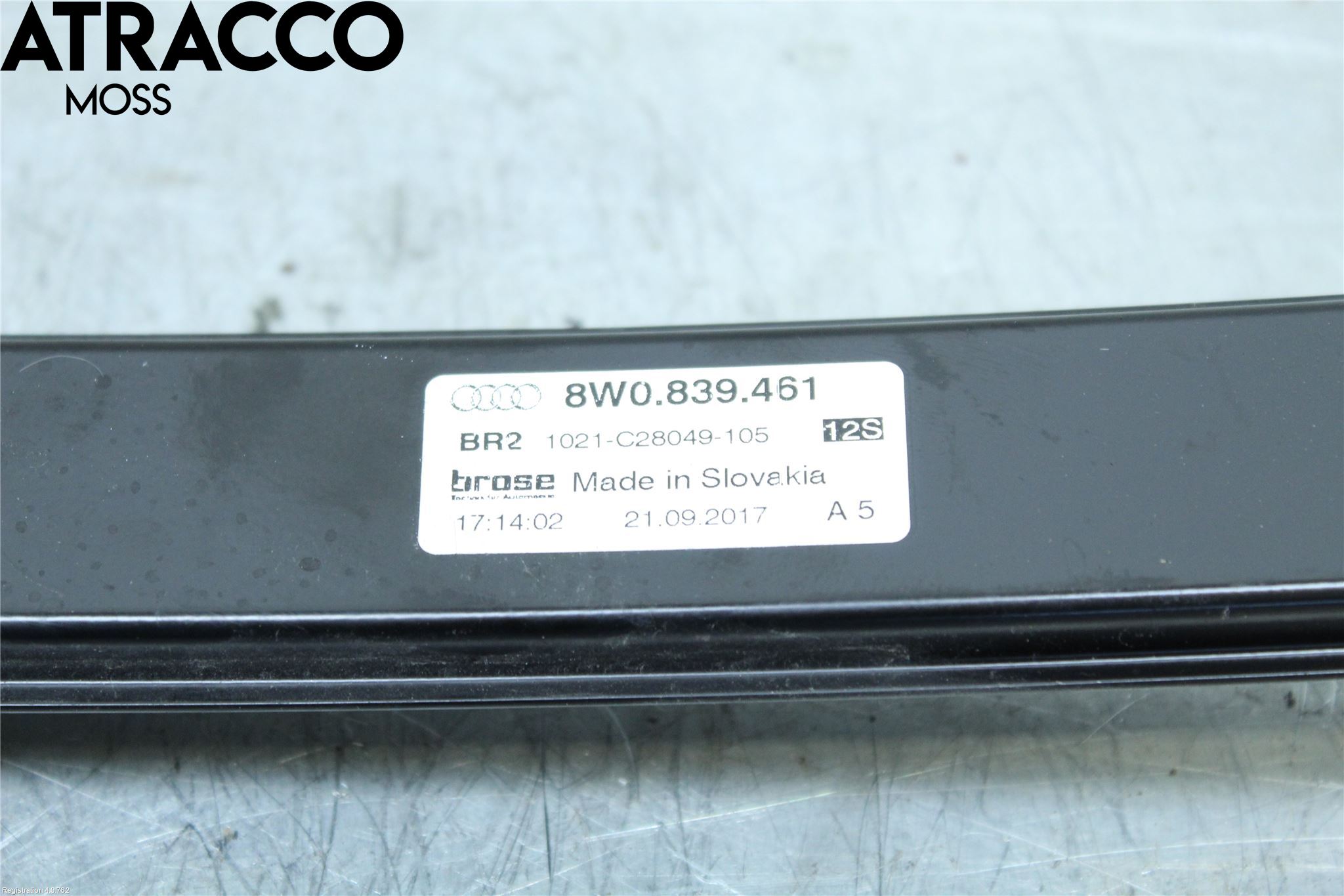 Audi A4/S4 B9 16-19 Fönsterhiss El Kompl