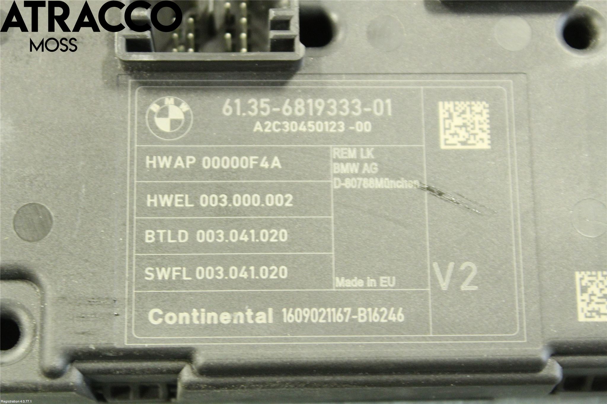 BMW 3 F30/F31/F80 12-19 Styrenhet Övrigt