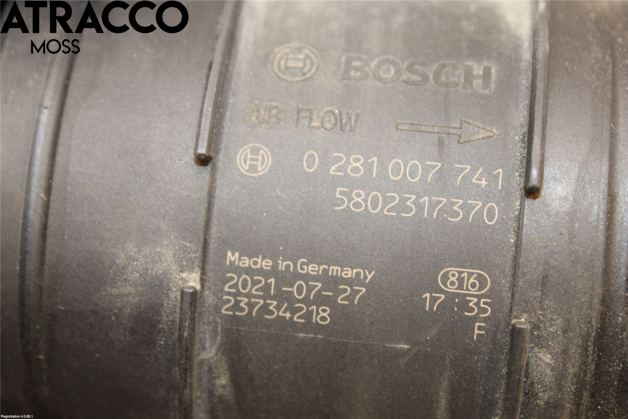 Iveco DAILY 14->> Injluftmassamätare