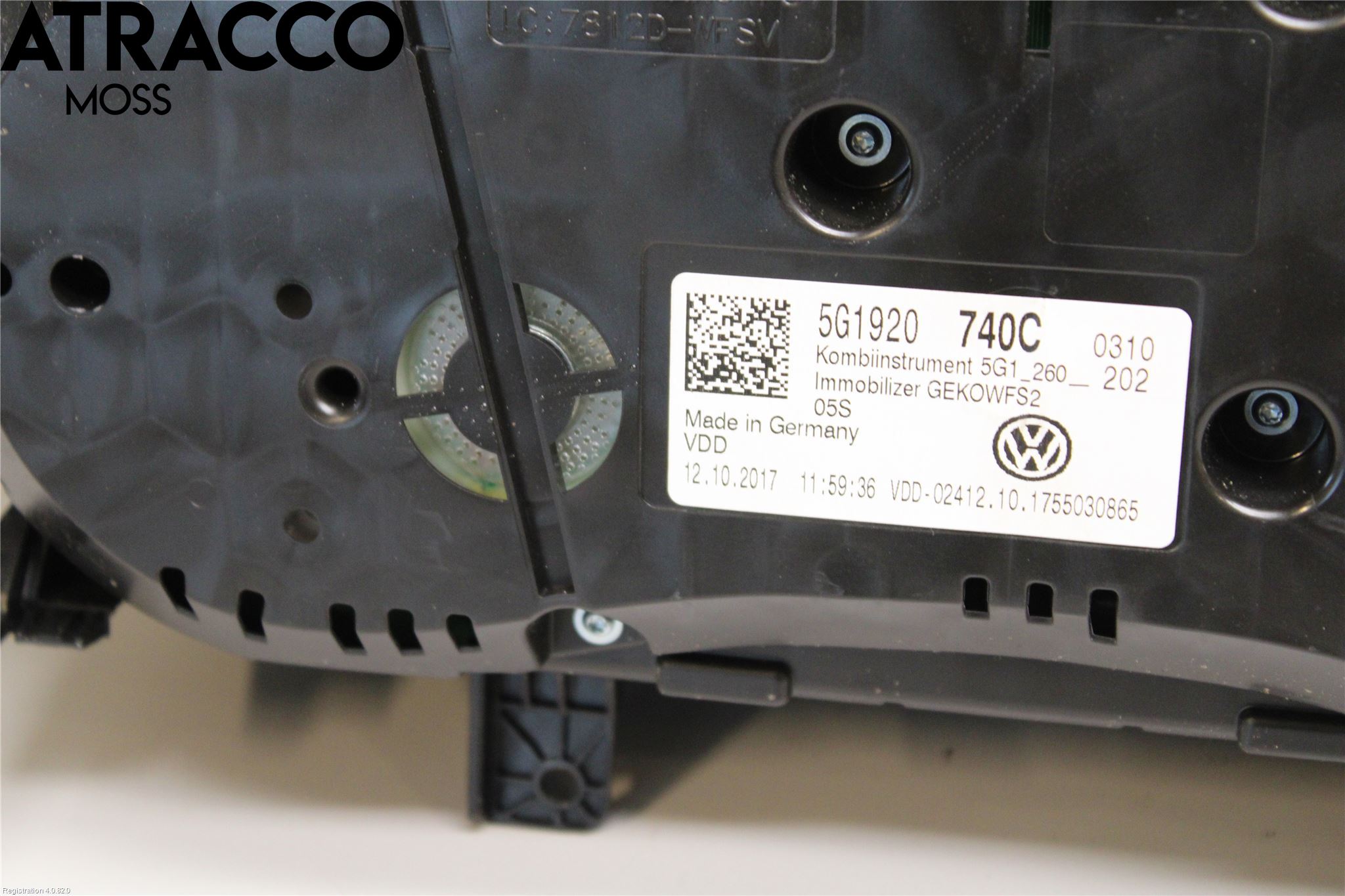 Volkswagen VW GOLF / E-GOLF VII 13-20 Instrument Komb