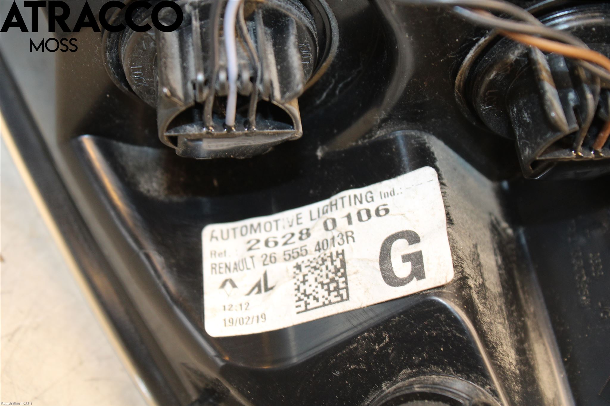 Renault ZOE/E-TECH 13- Bakljus Vänster