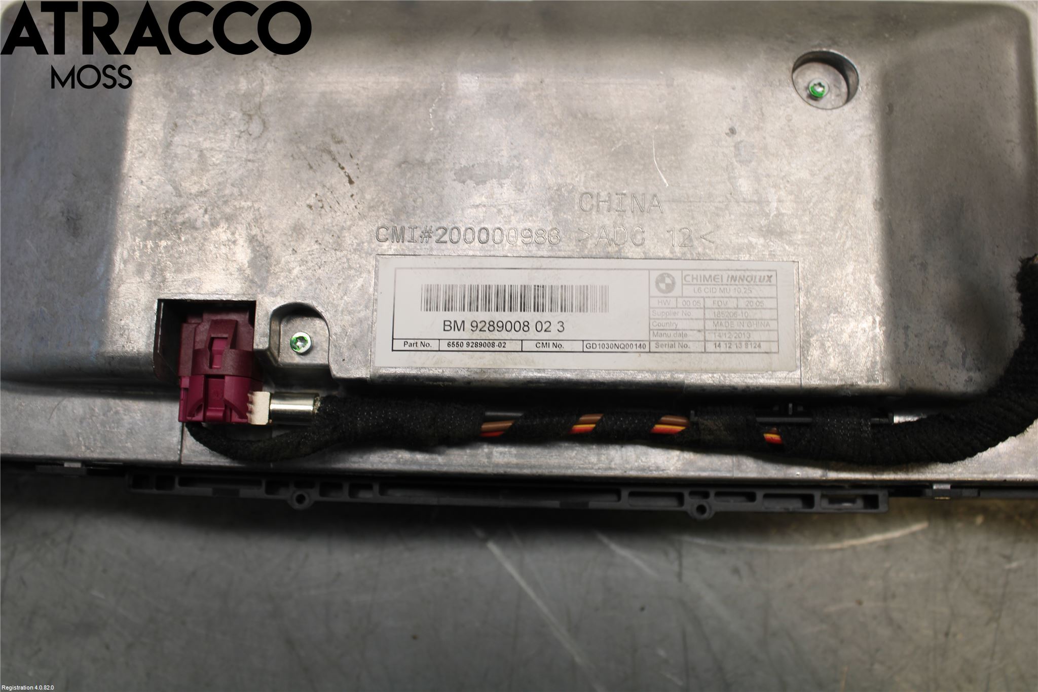 BMW 5 F10/F11/F18 09-17 Bildskärm