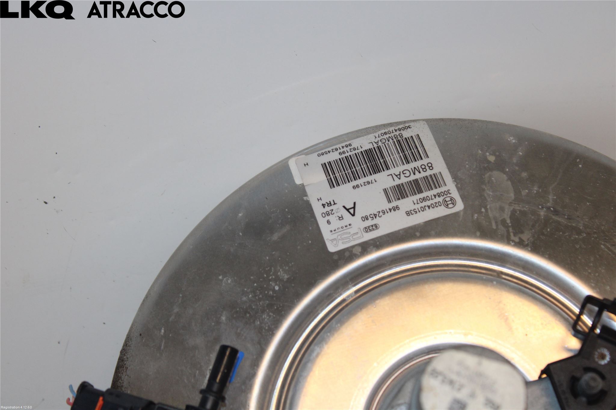 Peugeot 308/E-308 21- Bromskraftregulator