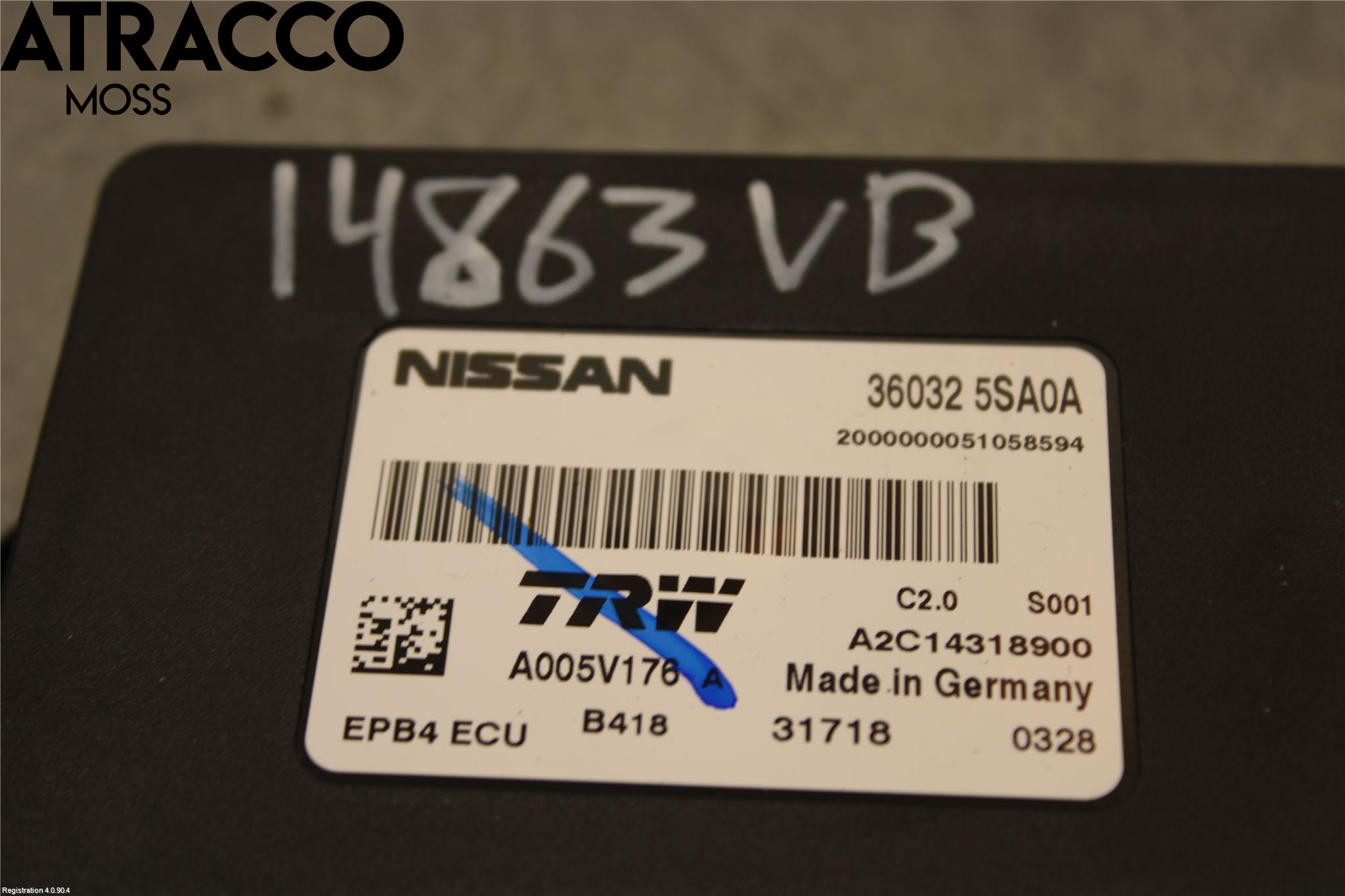 Nissan LEAF 18- Styrenhet Parkeringshjälp