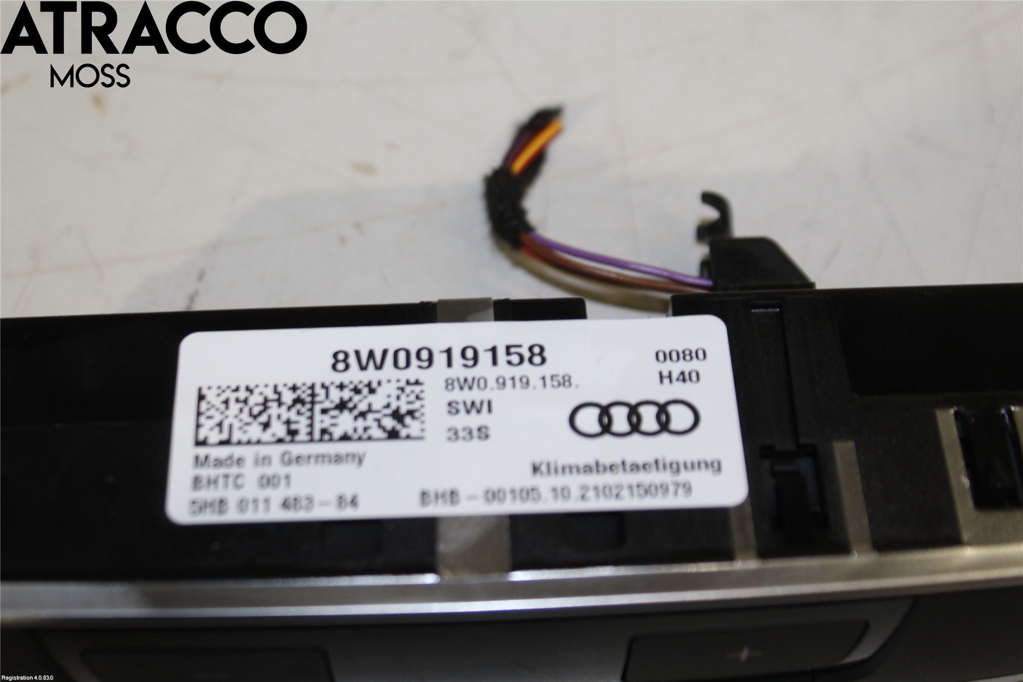 Audi Q4 E-TRON FZ 22- Ac Styrenhet Ac Manöveren