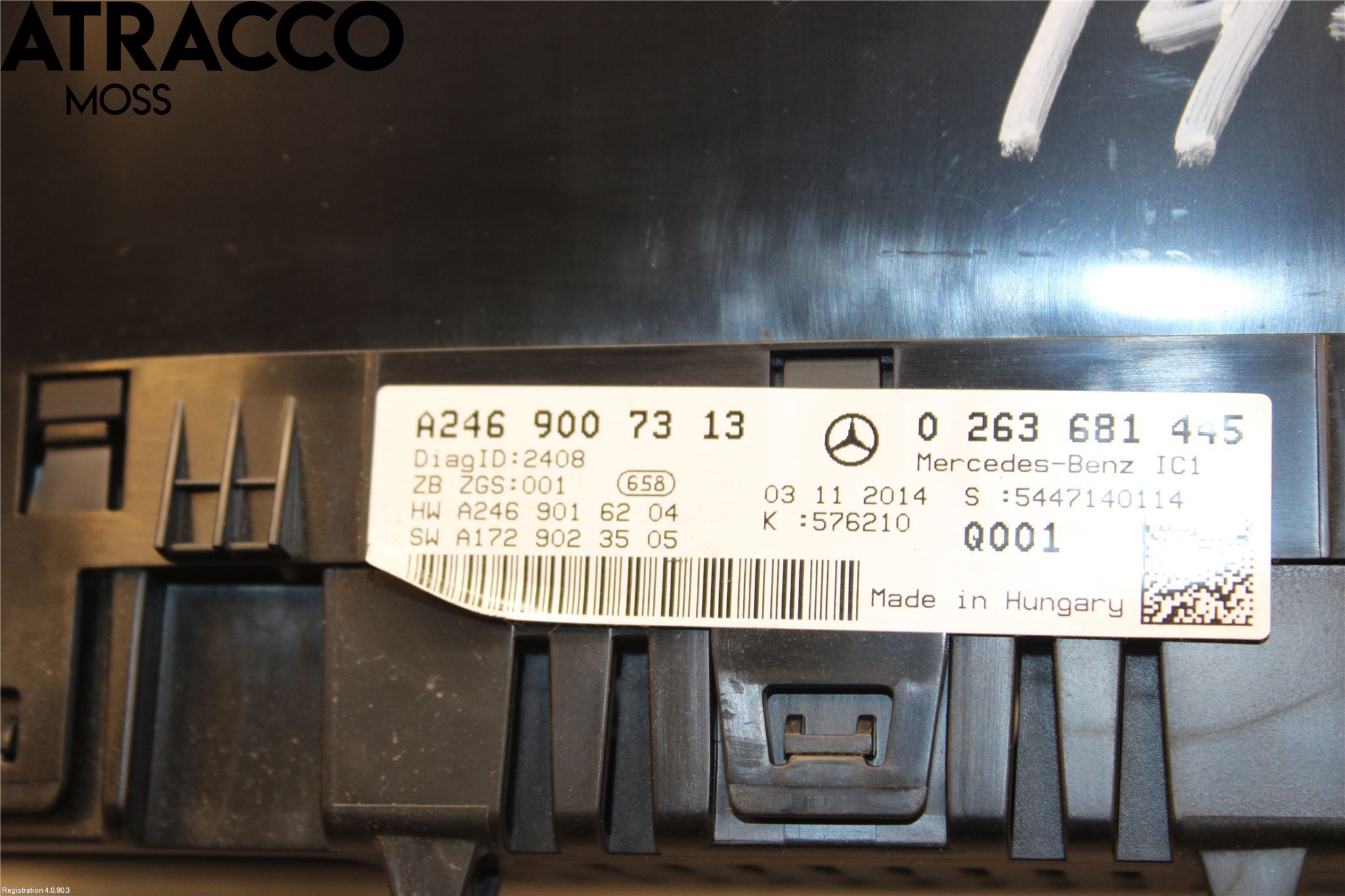 Mercedes-Benz MB B-KLASS (W246/W242) 12-19 Instrument Komb