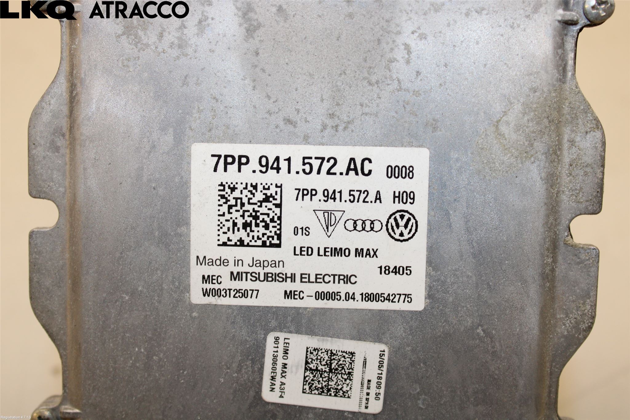 Audi A3/S3 8V 13-20 Styrenhet Strålkastare