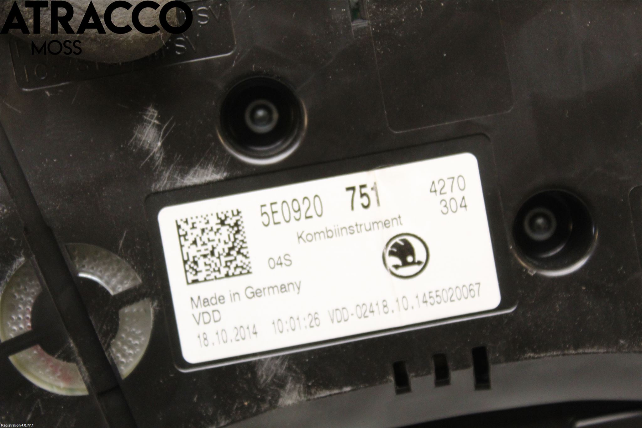 Skoda OCTAVIA (5E) 13-20 Instrument Komb