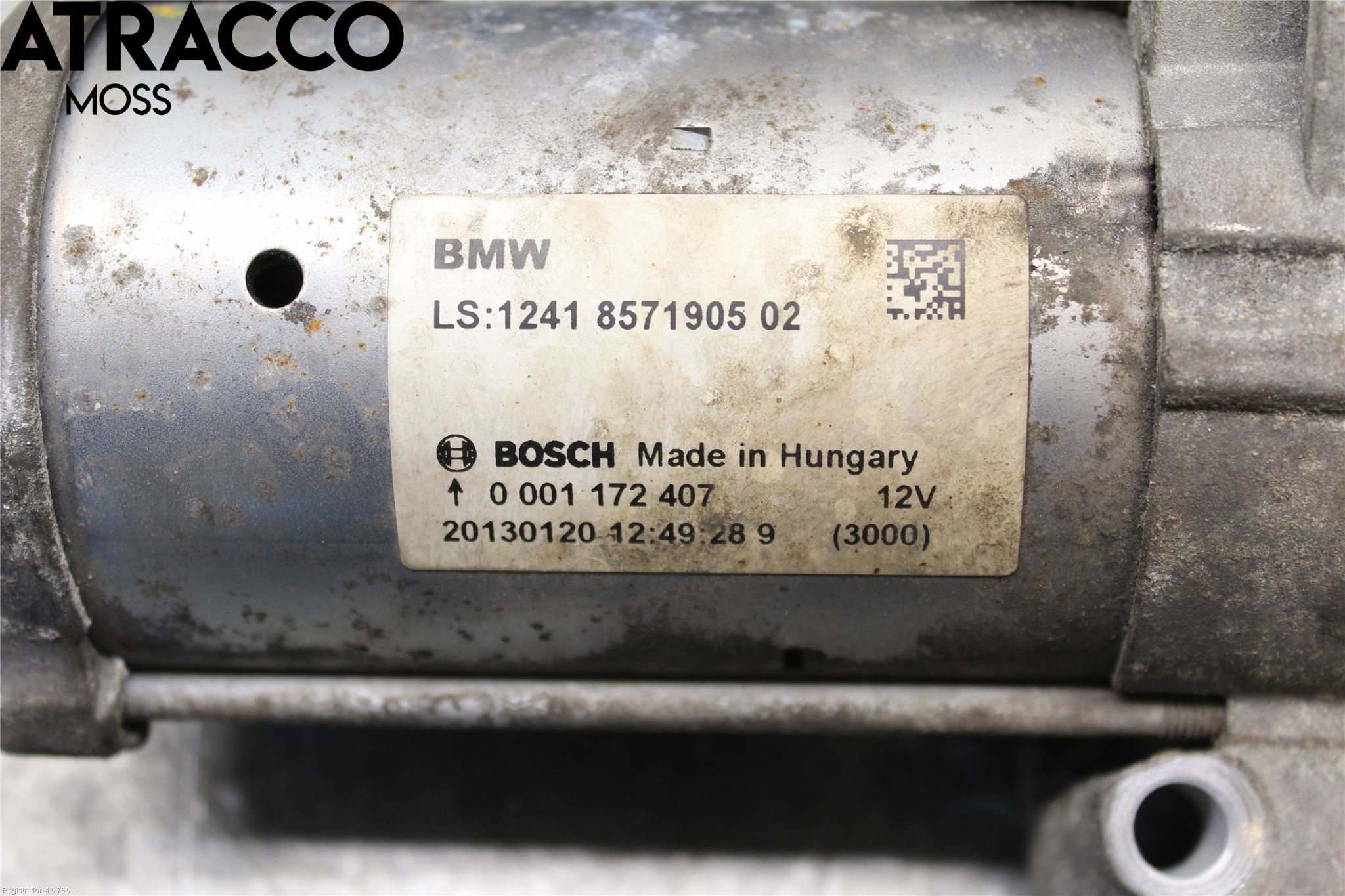 BMW 3 F30/F31/F80 12-19 Startmotor Diesel