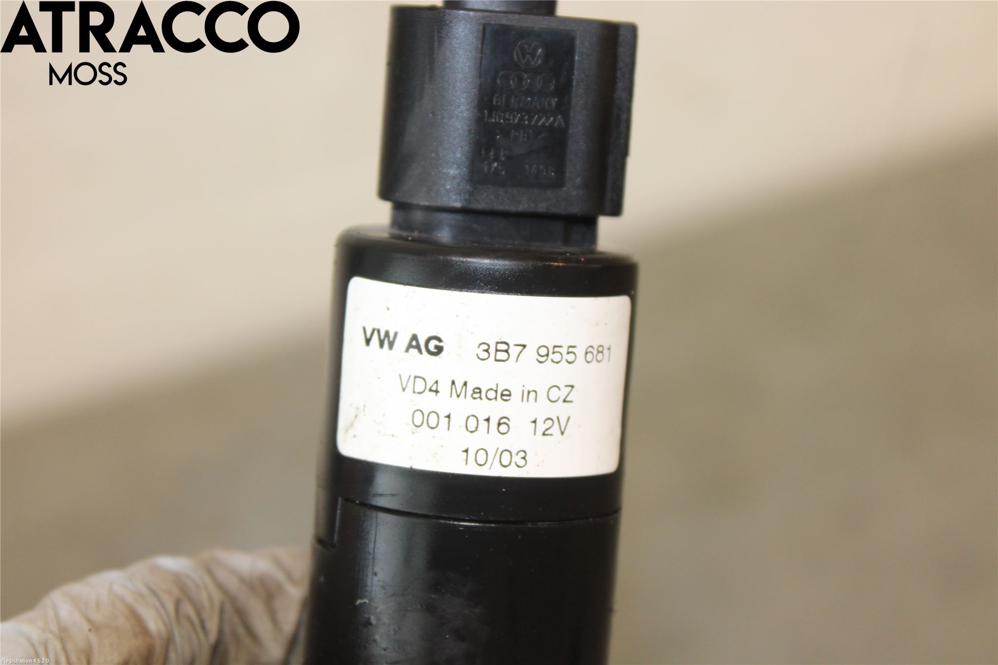 Volkswagen VW POLO 02-05 Spolarpump Högtryck