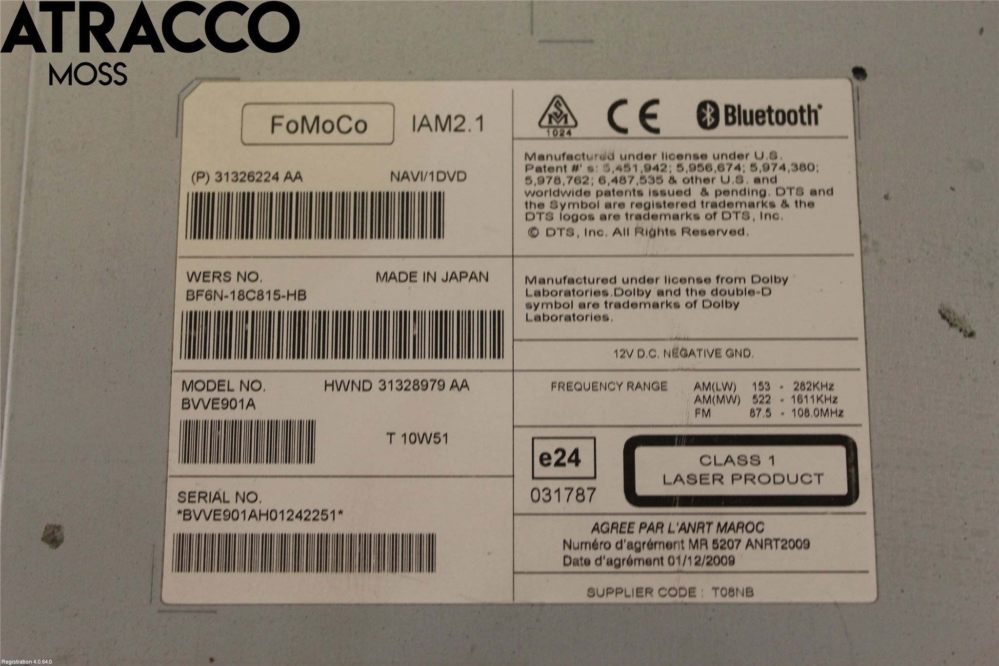 Volvo S60 11-13 Dvd