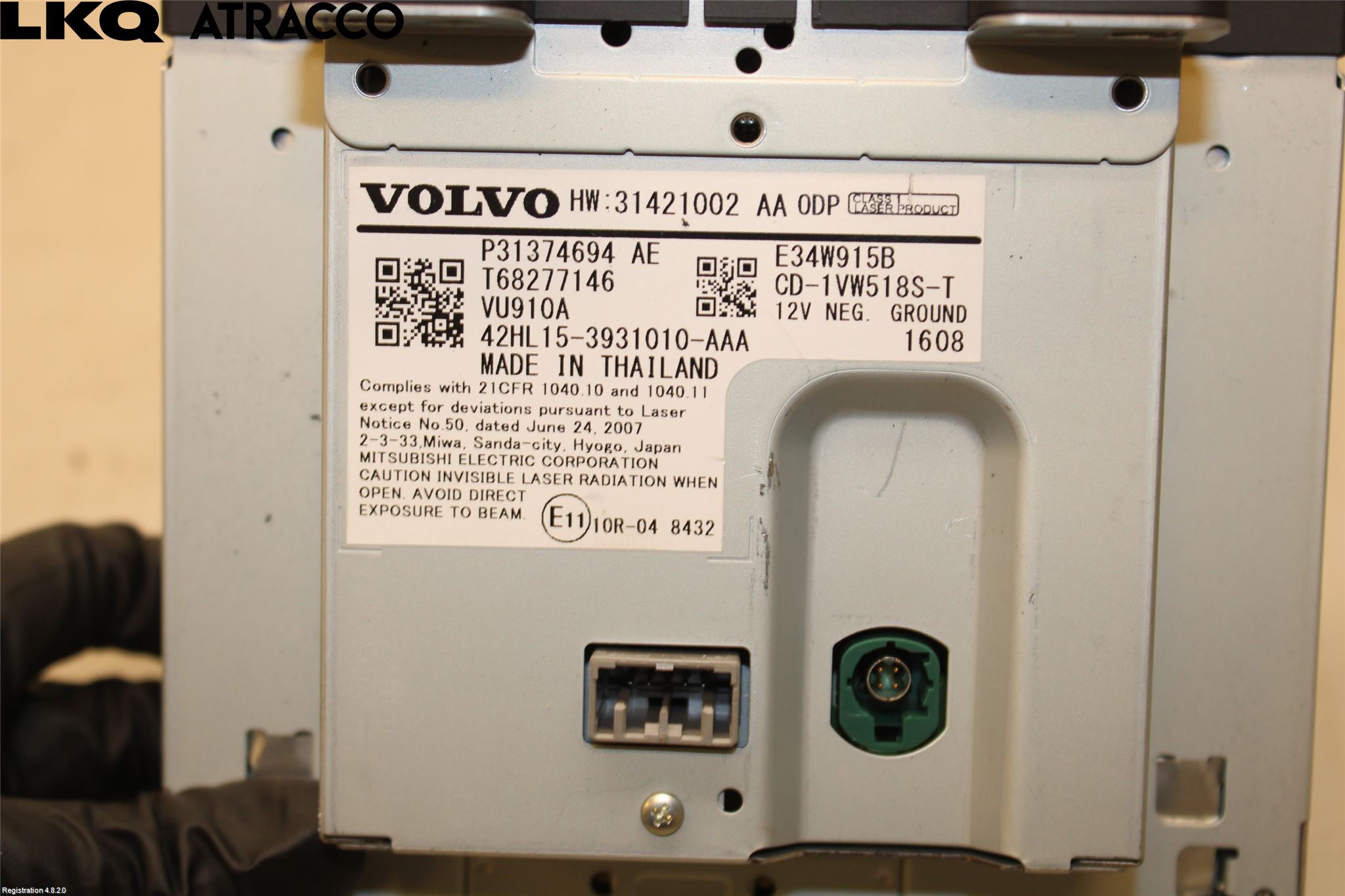 Volvo S90 17->> Cd Växlare