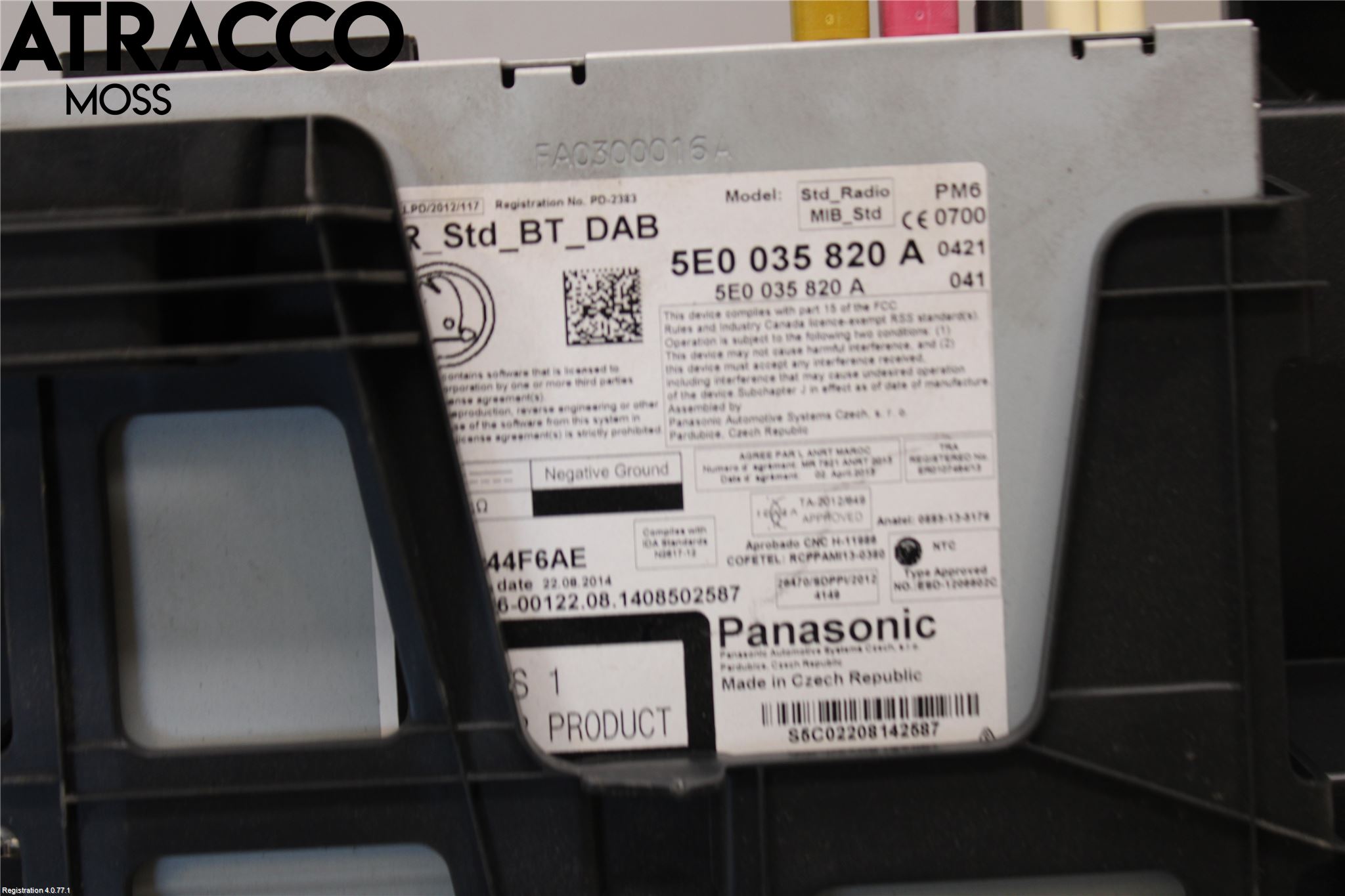 Skoda OCTAVIA (5E) 13-20 Cd Radio - Multimediapanel