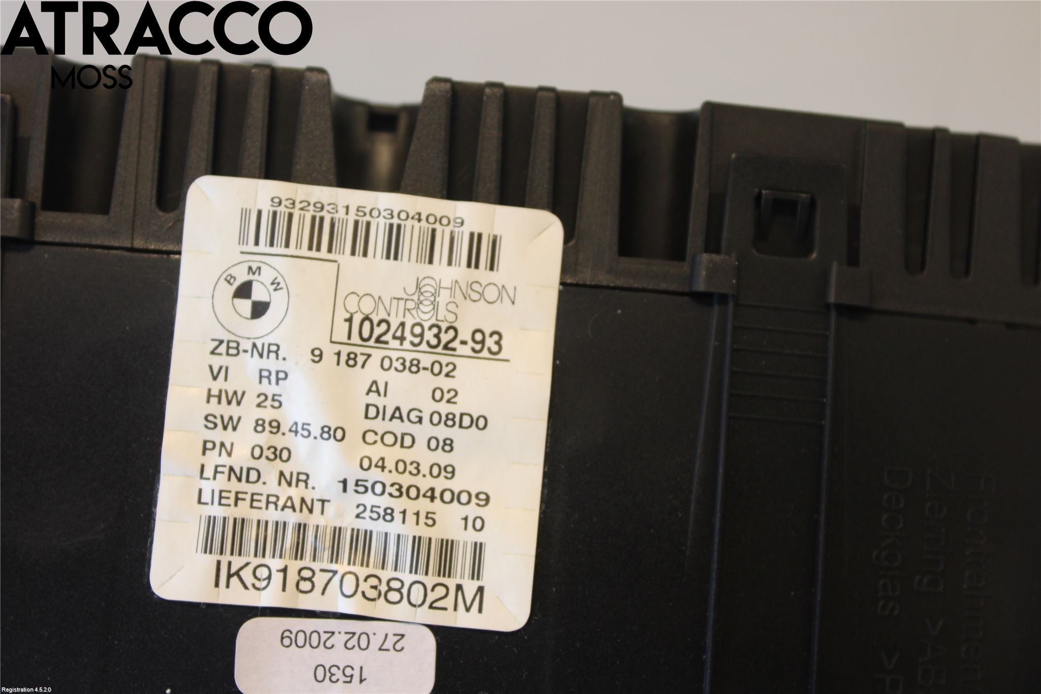 BMW 1 E87/81 5D/3D 03-11 Instrument Komb