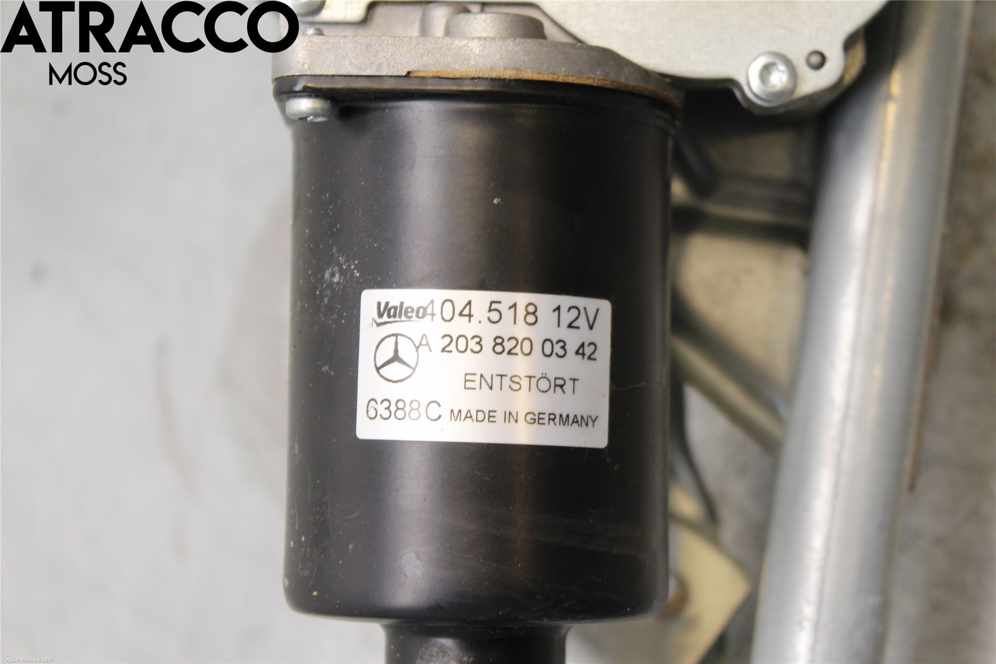 Mercedes-Benz MB CLK (C209) 02-09 Torkarmotor Vindruta