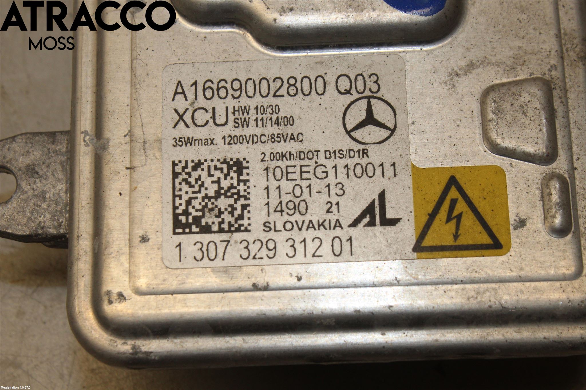 Mercedes-Benz MB A-KLASS (W176) 13-18 Styrenhet Strålkastare