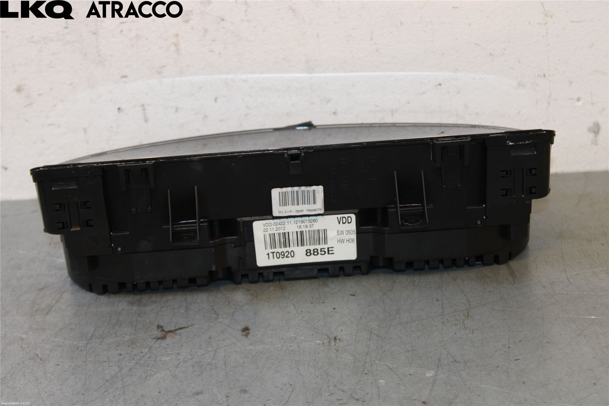 Volkswagen VW TOURAN 10-15 Instrument Hast