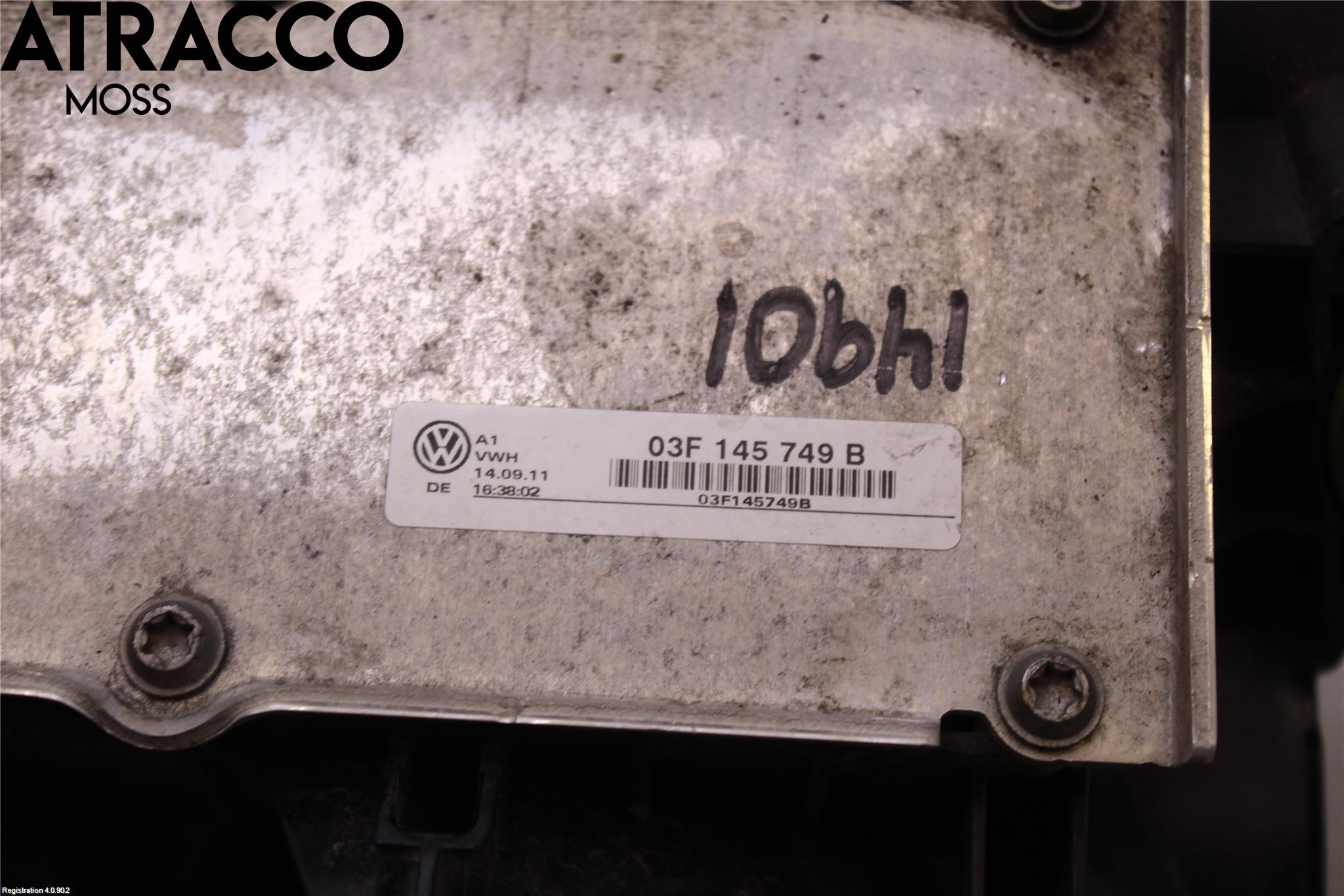 Volkswagen VW GOLF VI 09-13 Grenrör Insug
