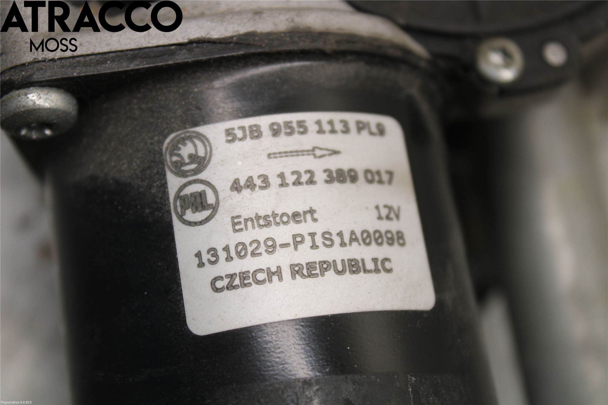 Skoda RAPID Torkarmotor Vindruta