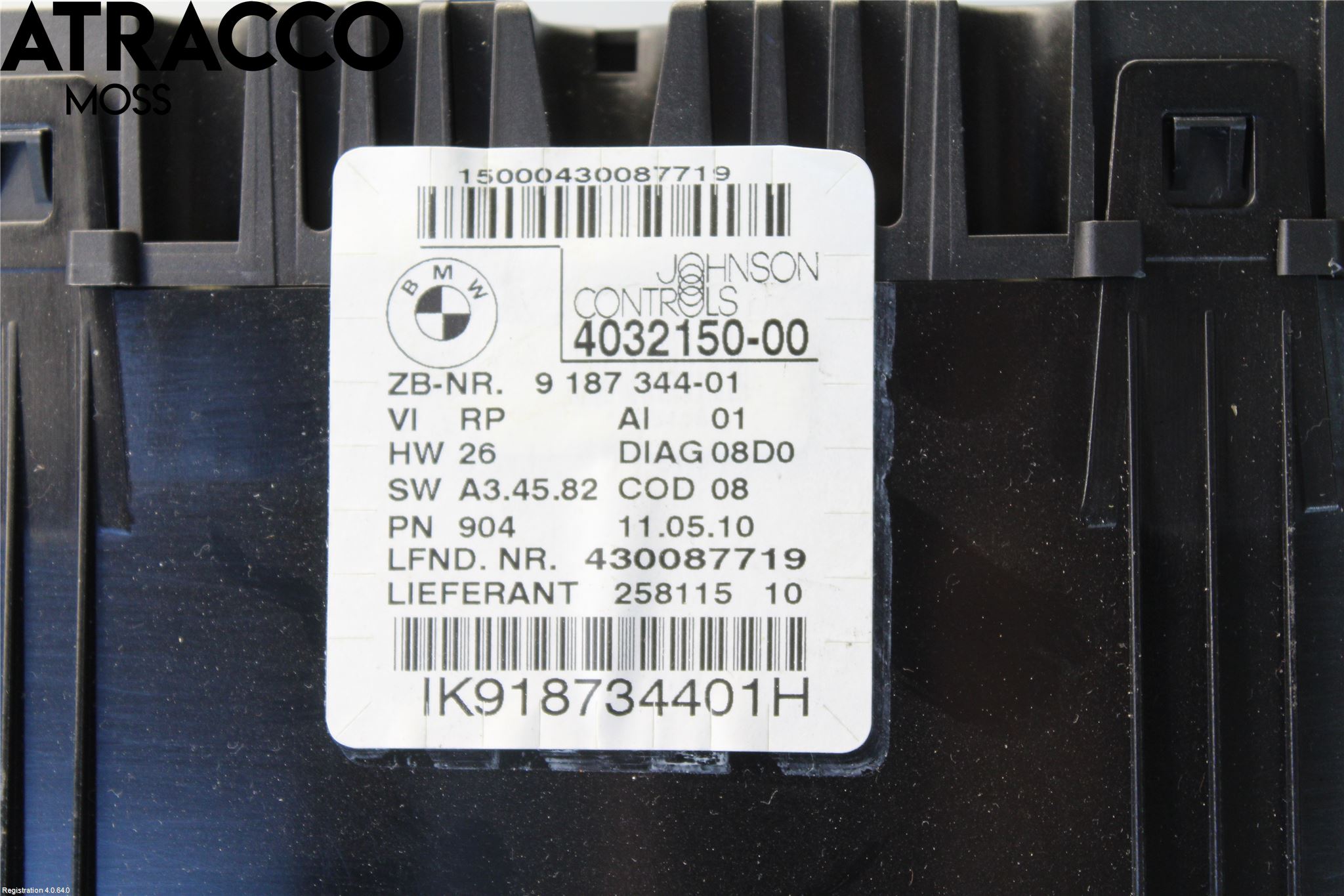 BMW X1 E84 10-15 Instrument Komb