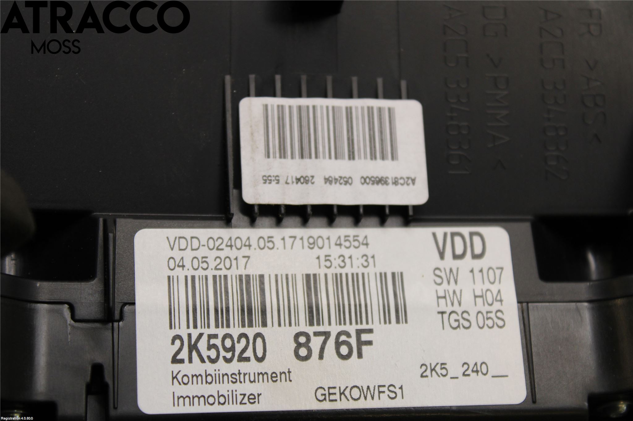 Volkswagen VW CADDY 16-20 Instrument Komb