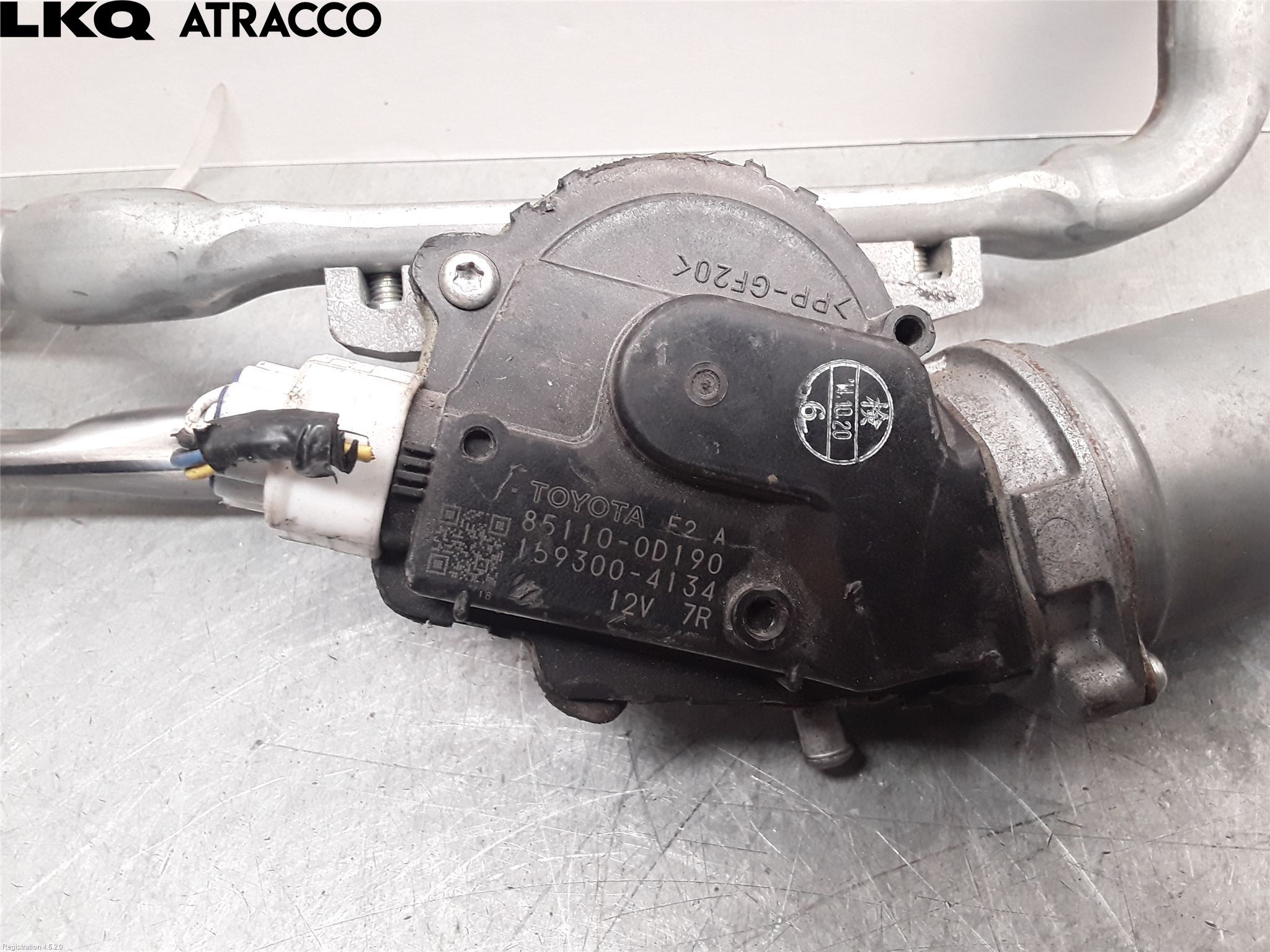 Toyota YARIS XP130 15-20 Torkarmotor Vindruta