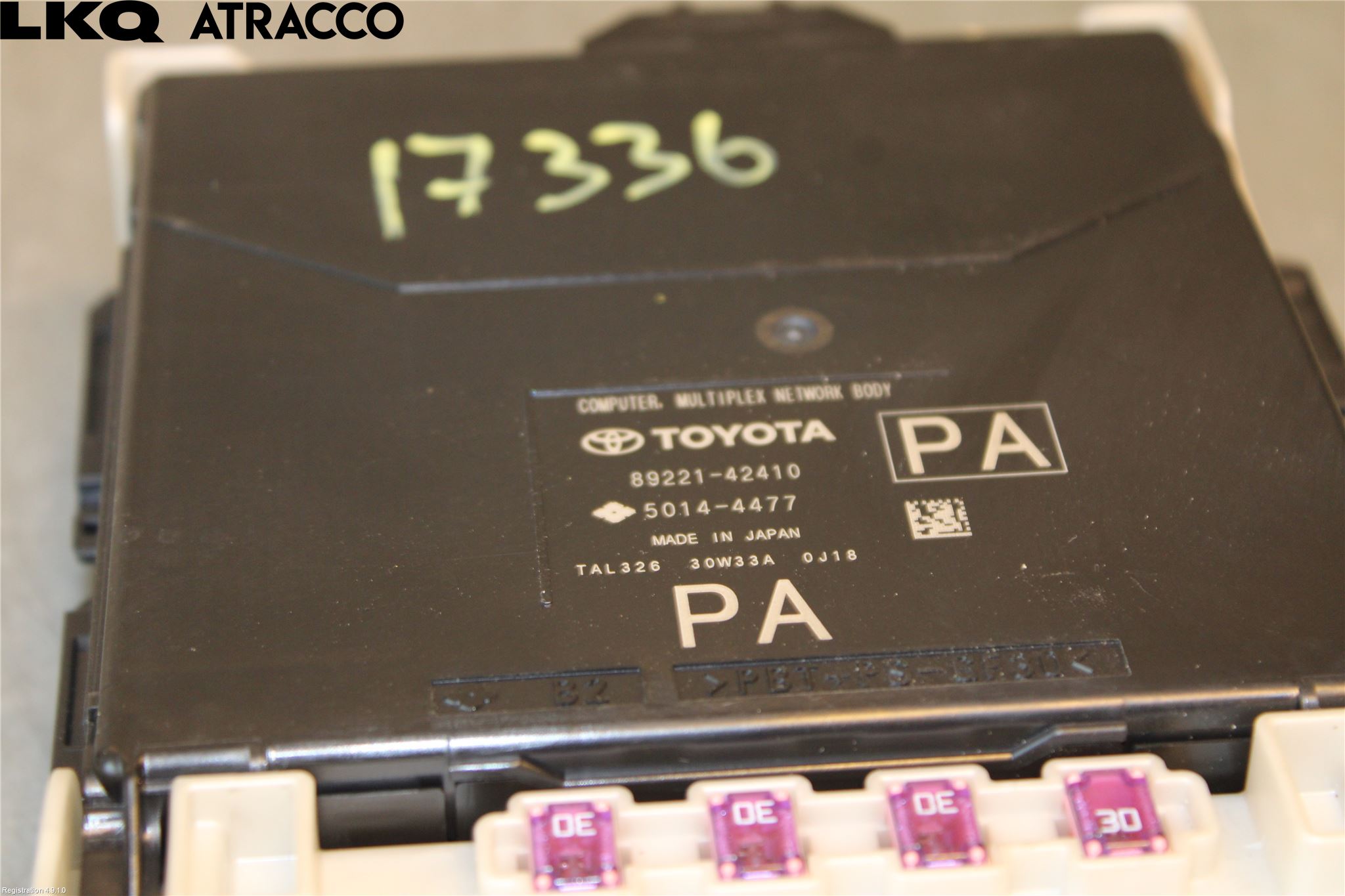 Toyota RAV4 19- Säkringsdosa-Elcentral
