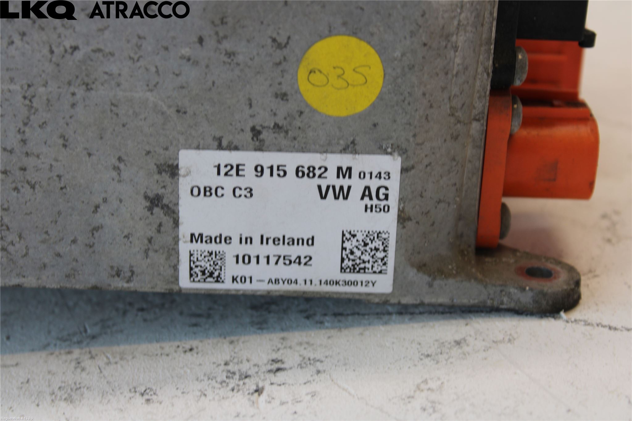 Volkswagen VW GOLF / E-GOLF VII 13-20 Batteriladdare Högspänning