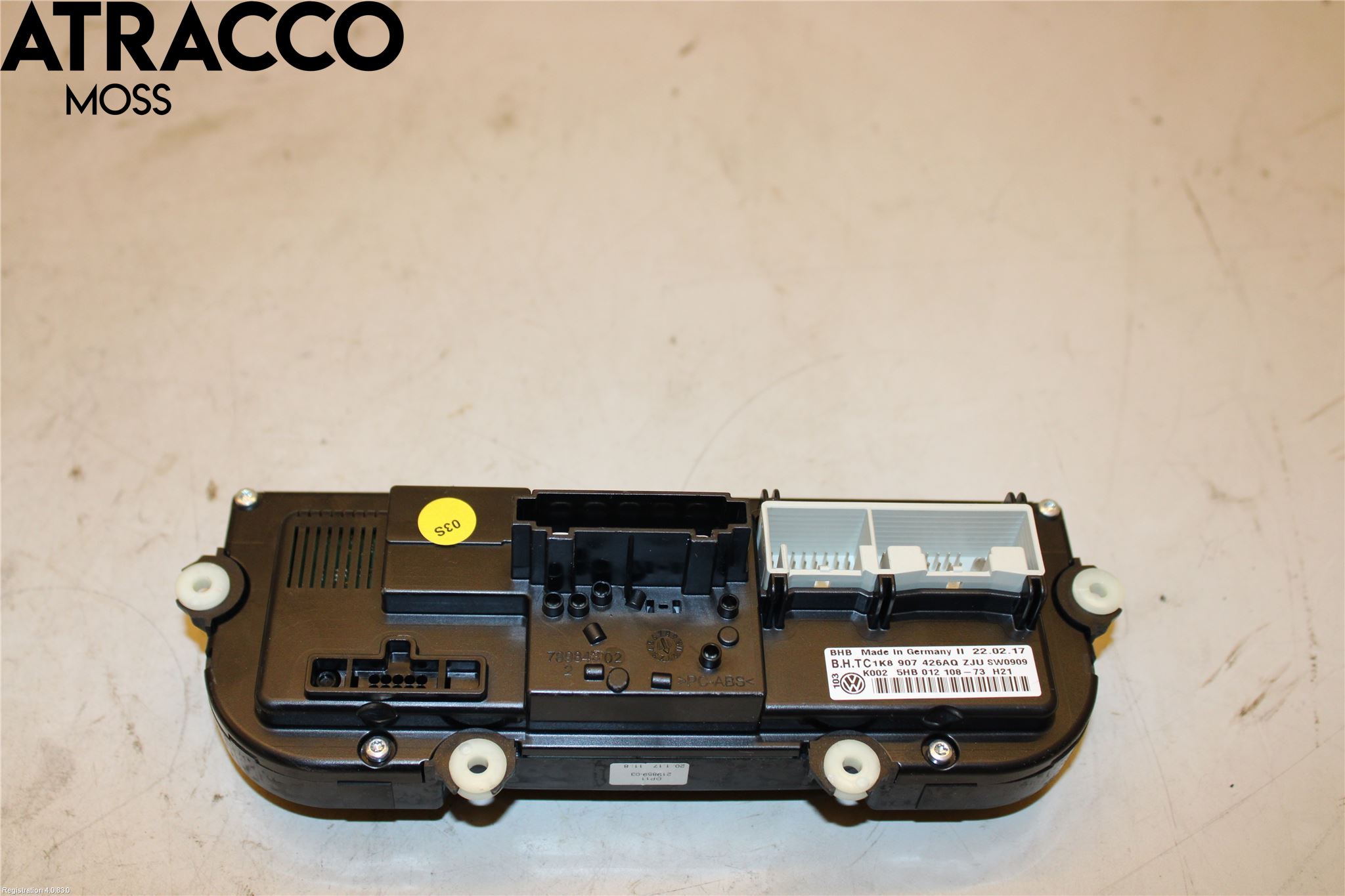 Volkswagen VW CADDY 16-20 Ac Styrenhet Ac Manöveren
