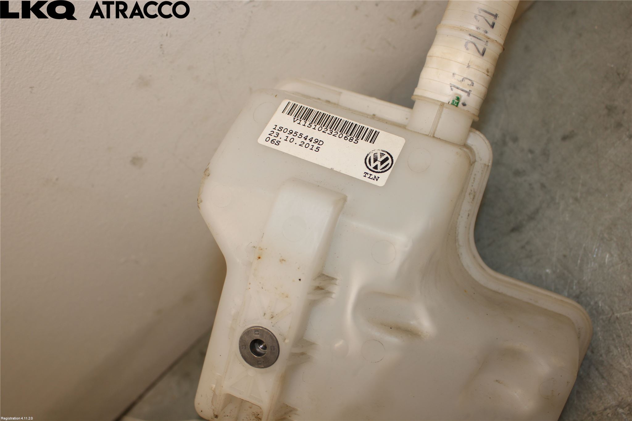 Volkswagen VW UP! / E-UP! Spolartank Vindruta-Strål