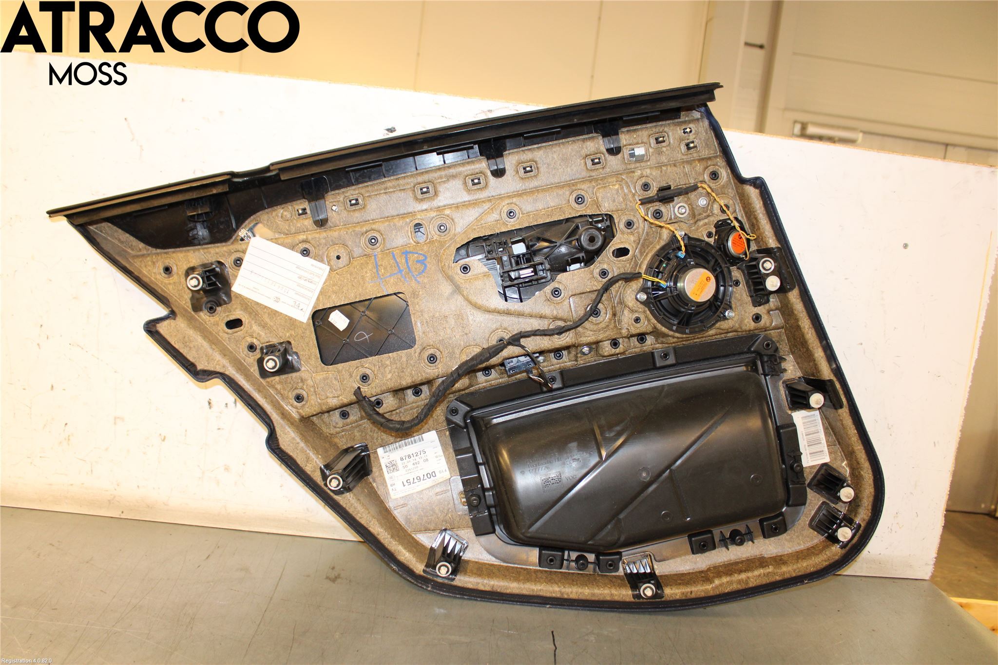 BMW 5 F10/F11/F18 09-17 Dörrklädsel Hö