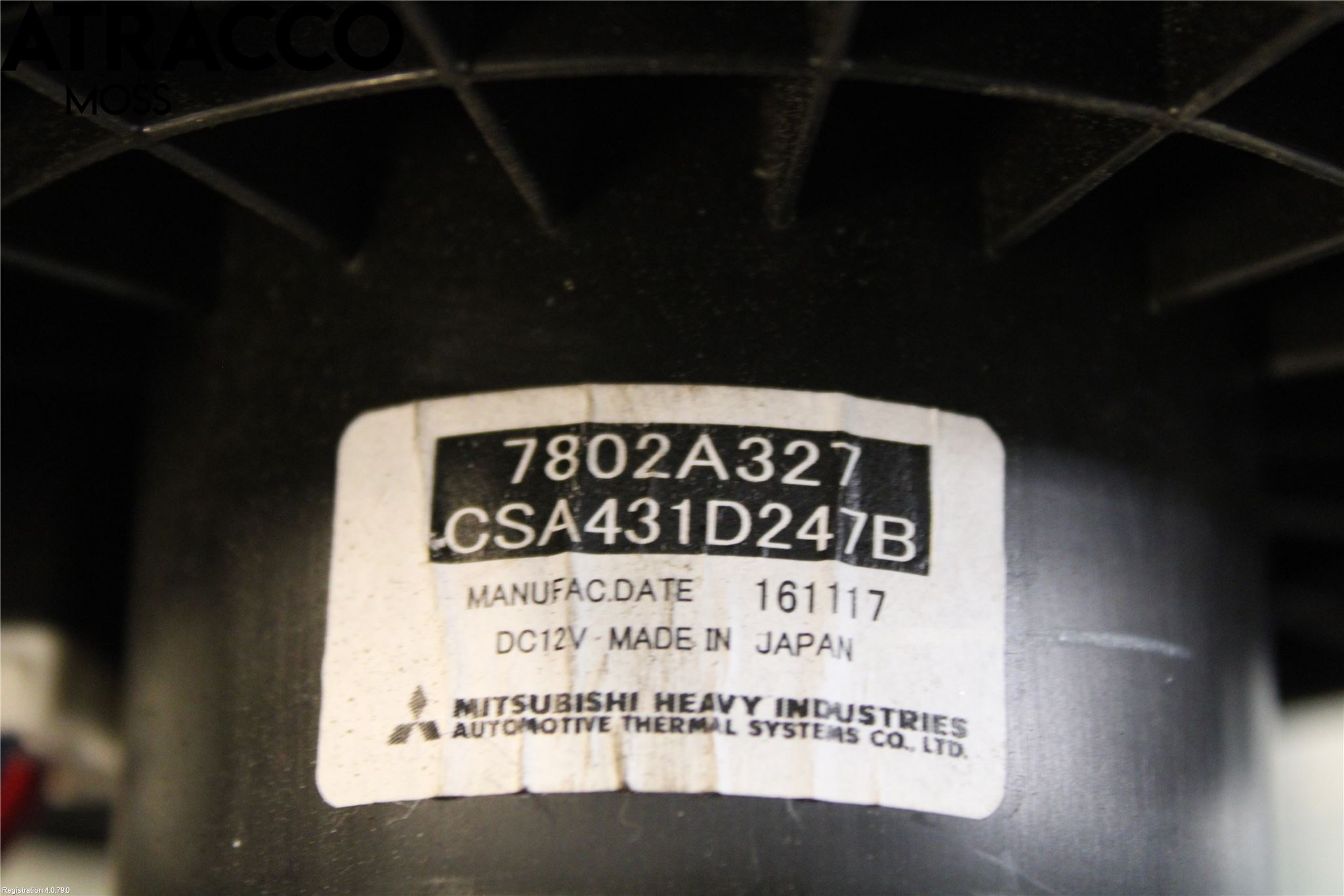 Mitsubishi OUTLANDER 13-21 Ac Värmefläkt