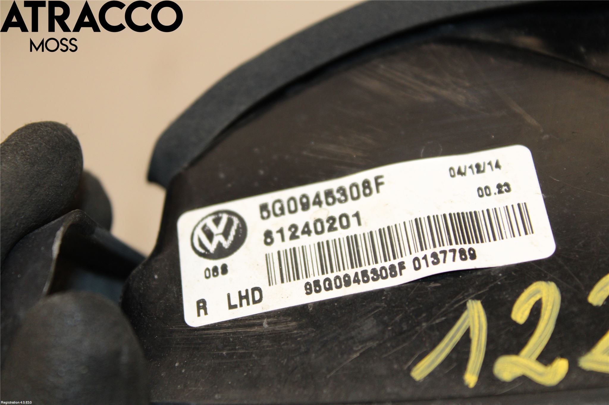 Volkswagen VW GOLF / E-GOLF VII 13-20 Bakljus Lucka Hö