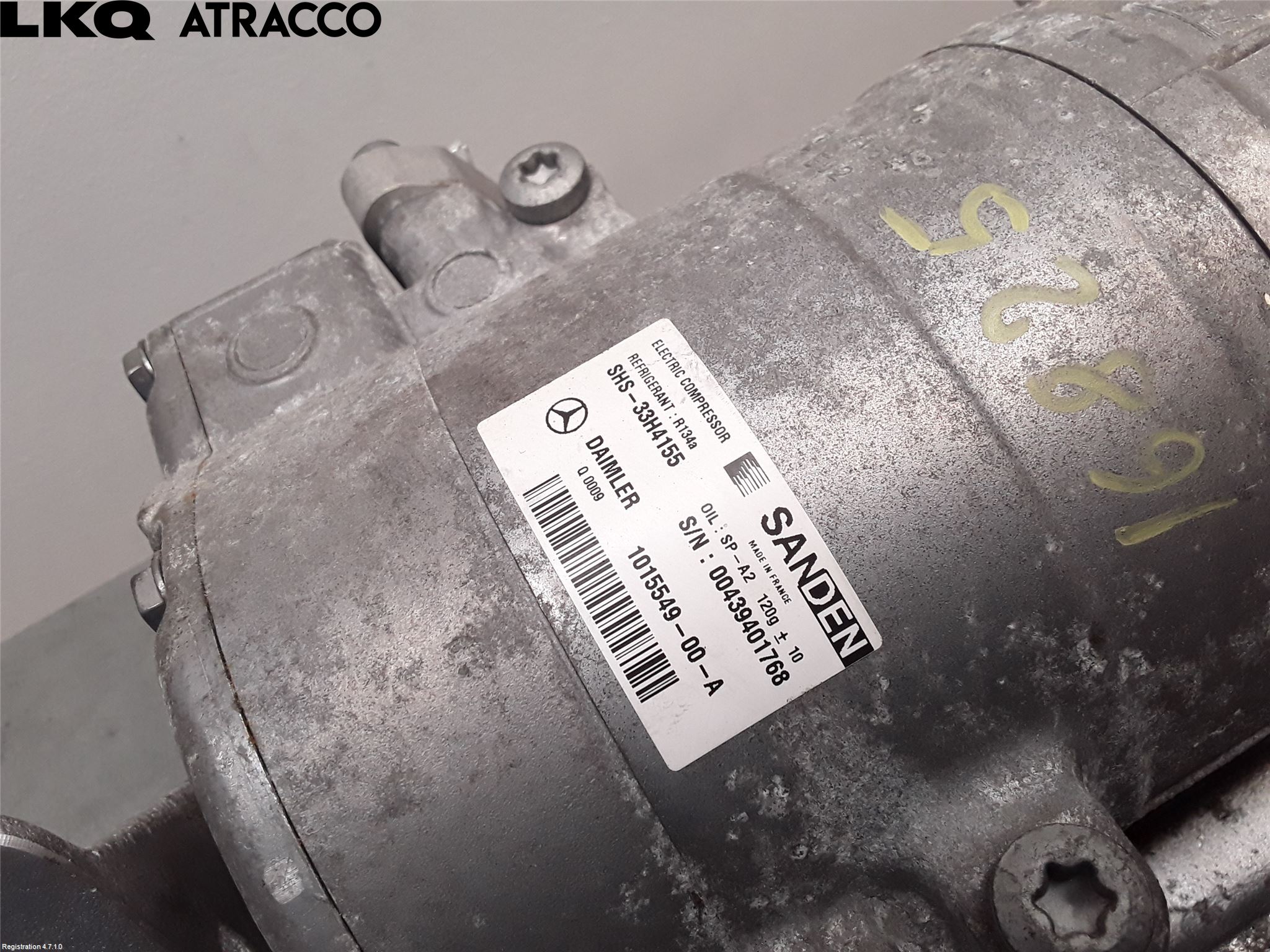 Mercedes-Benz MB B-KLASS (W246/W242) 12-19 Ac Kompressor