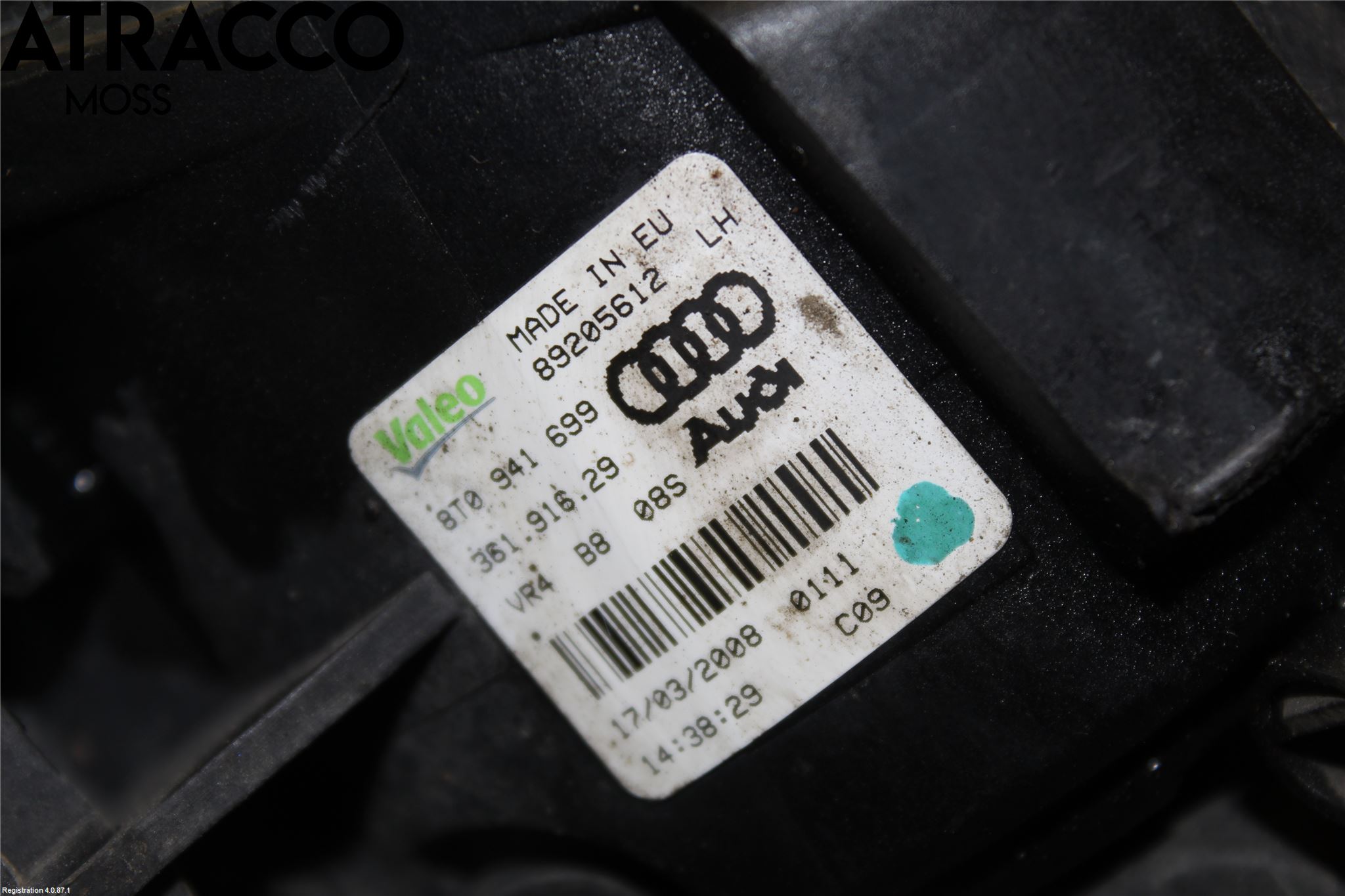 Audi A4/S4 08-11 Dimljus-Varselljus Fram