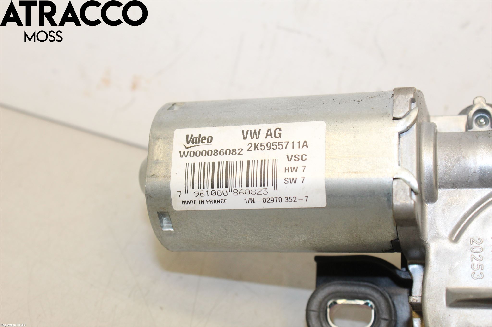 Volkswagen VW CADDY 16-20 Torkarmotor Baklucka
