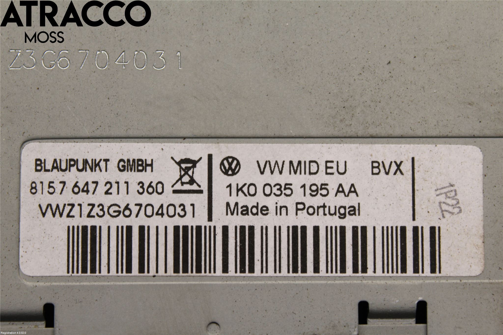 Volkswagen VW TIGUAN 07-16 Cd Radio - Multimediapanel
